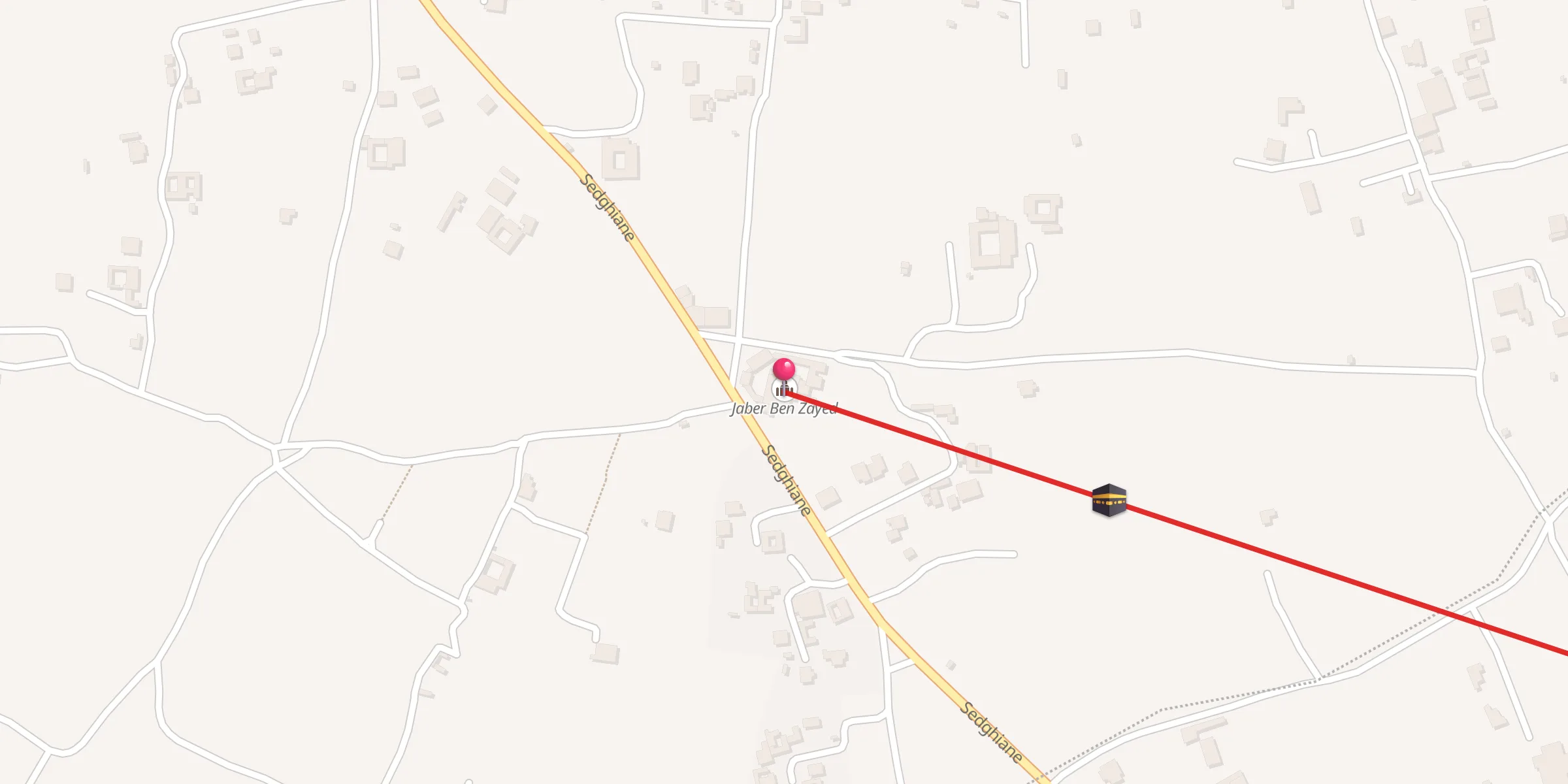 Carte de localisation : Jaber Ben Zayed