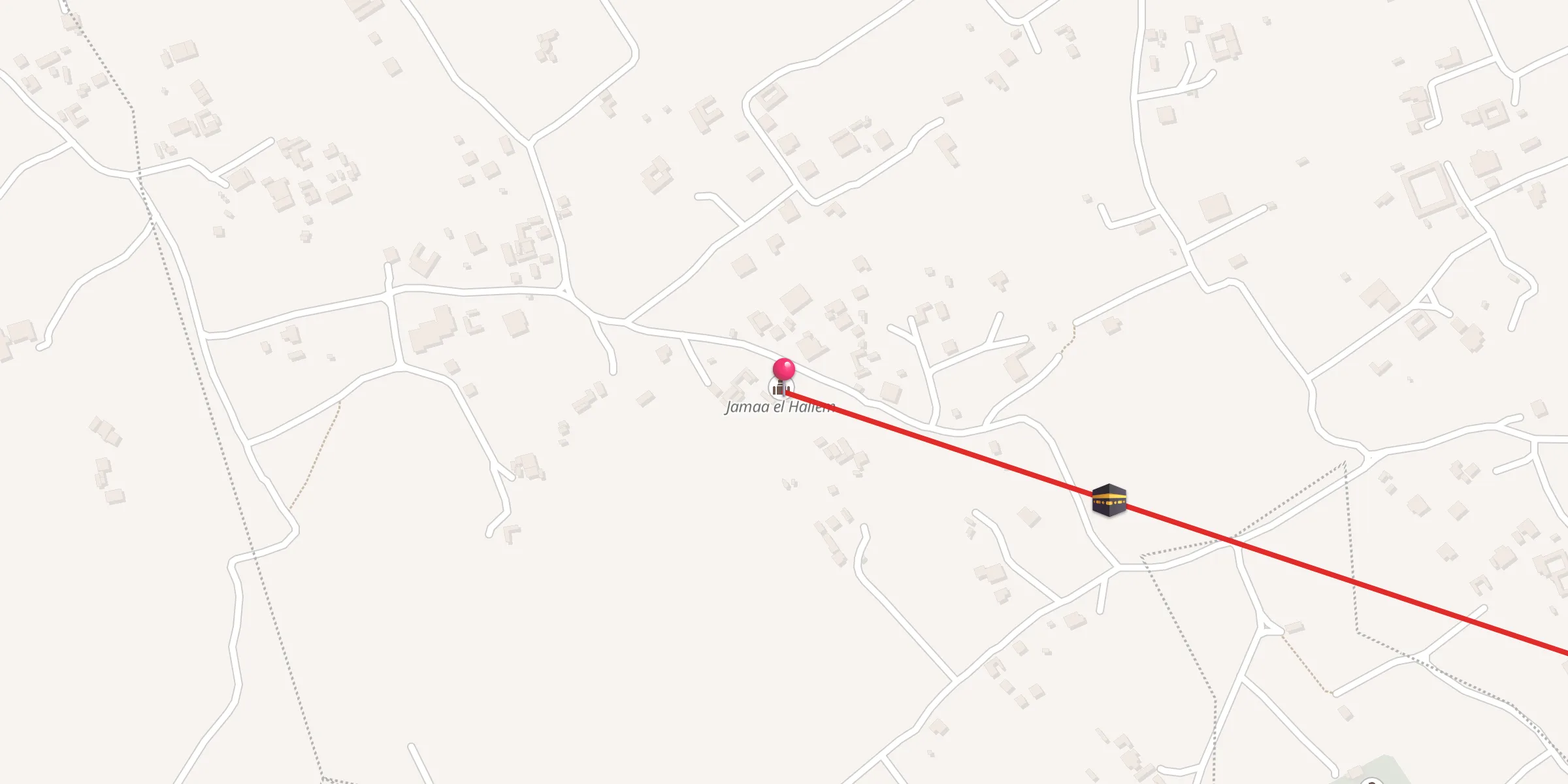 Carte de localisation : Jamaa el Hallem