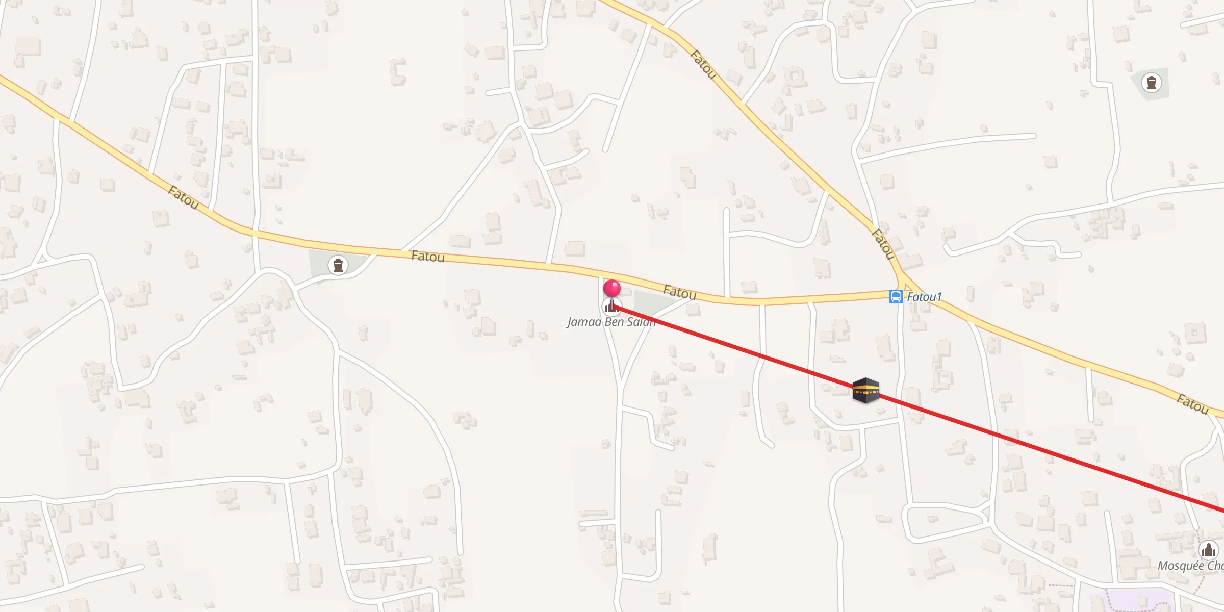 Carte de localisation : Jamaa Ben Salah