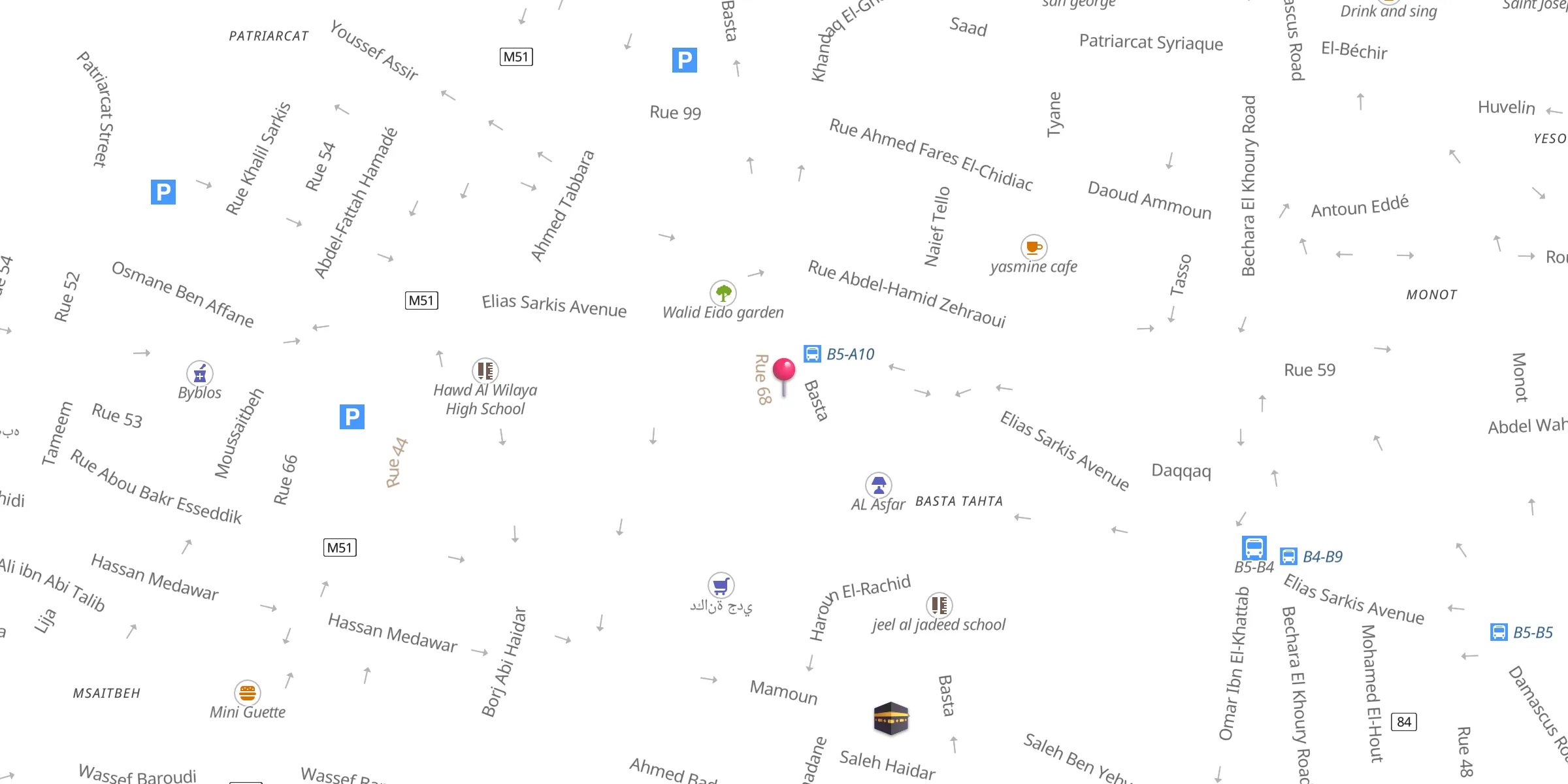 Carte de localisation : Basta Al Tahta Mosquee