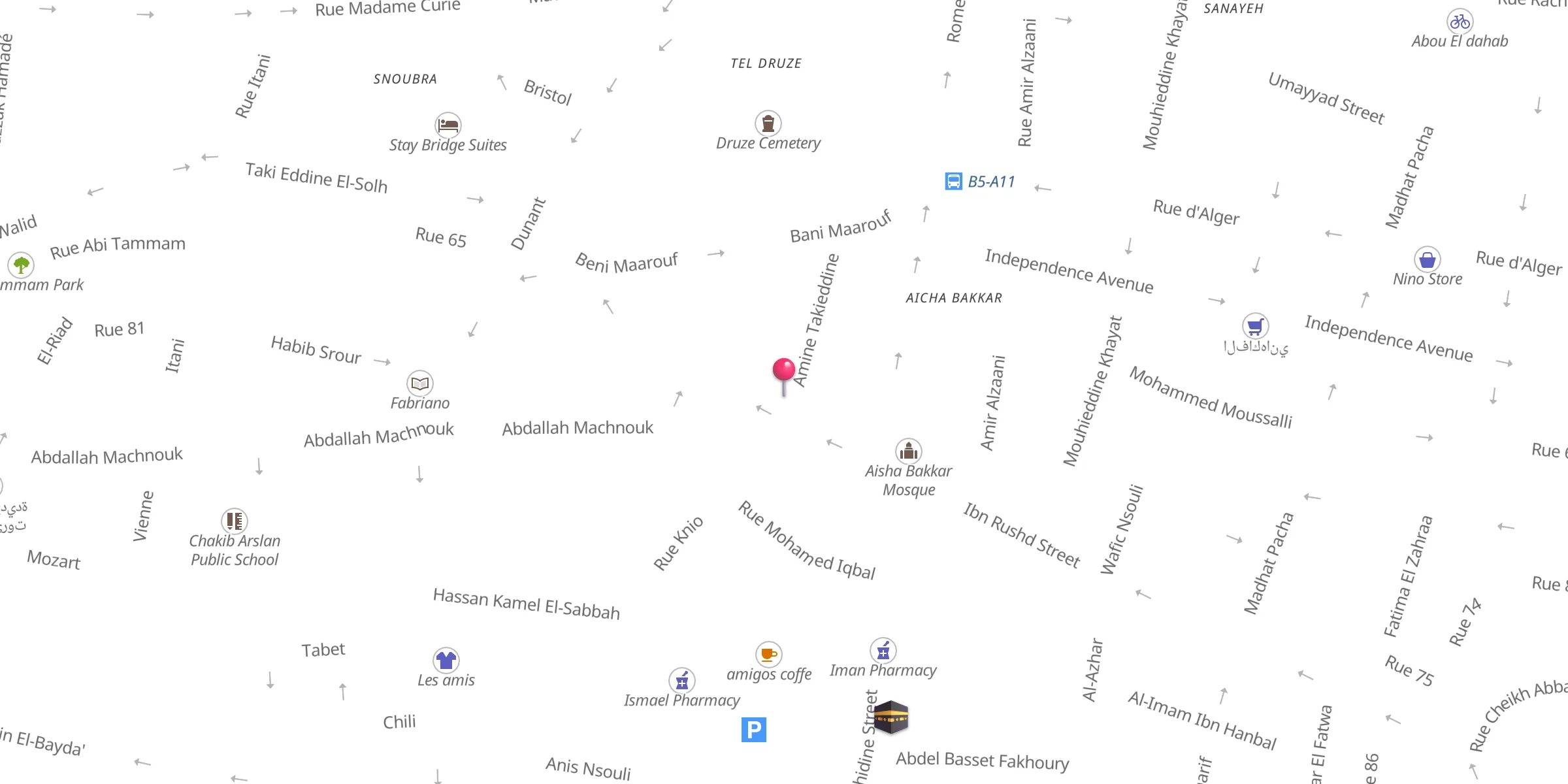 Carte de localisation : Al Kassar