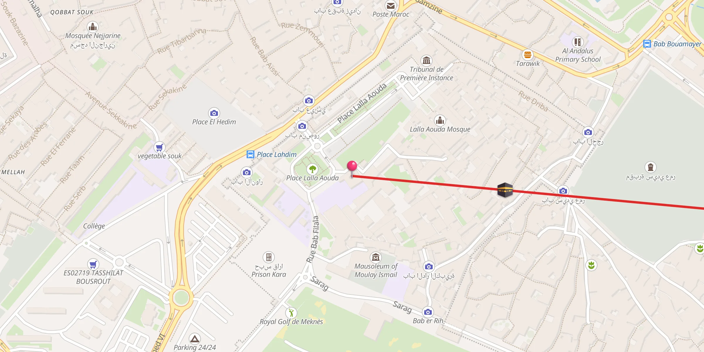 Carte de localisation : Jamaa Stinia