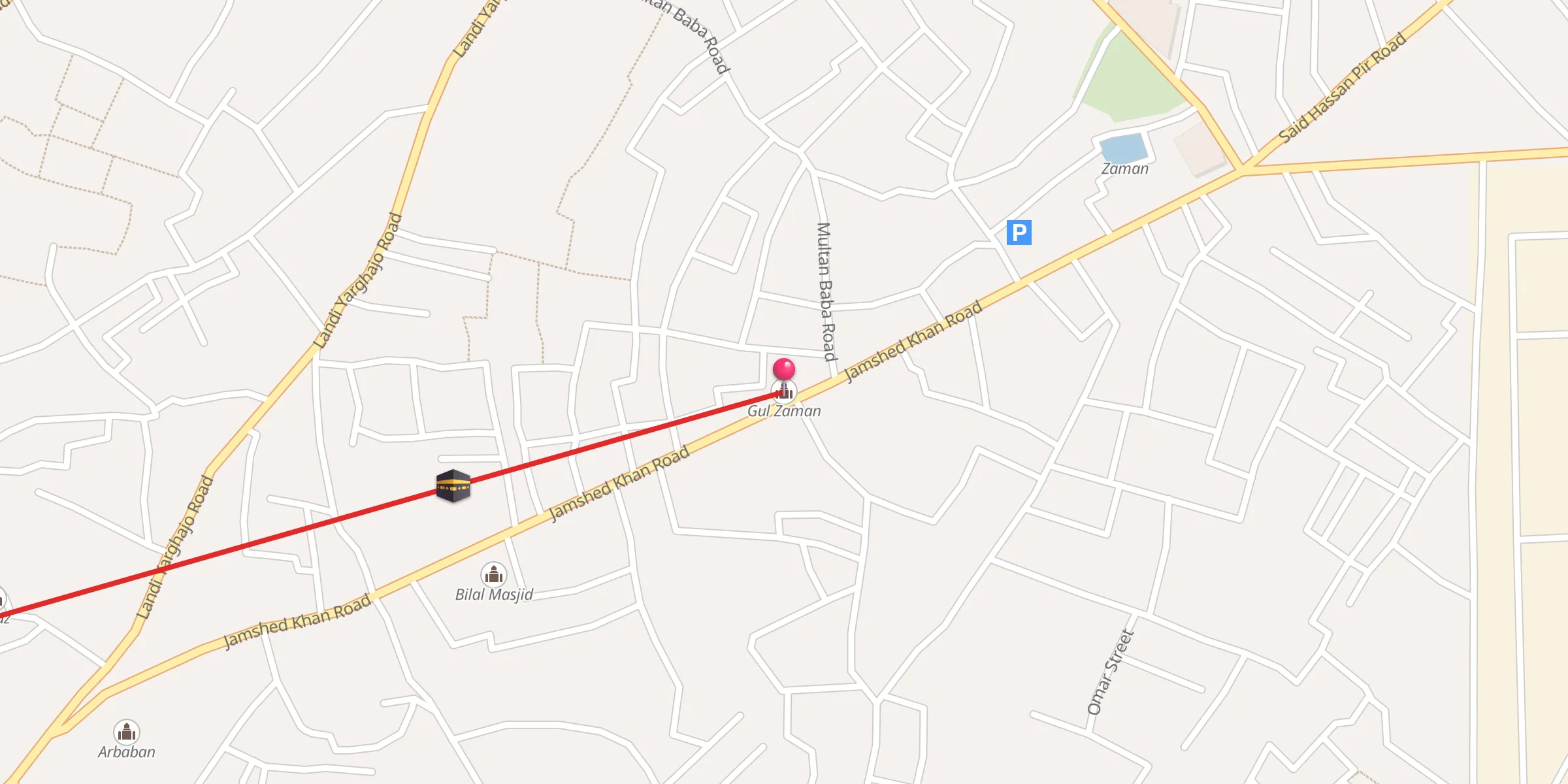 Carte de localisation : Gul Zaman