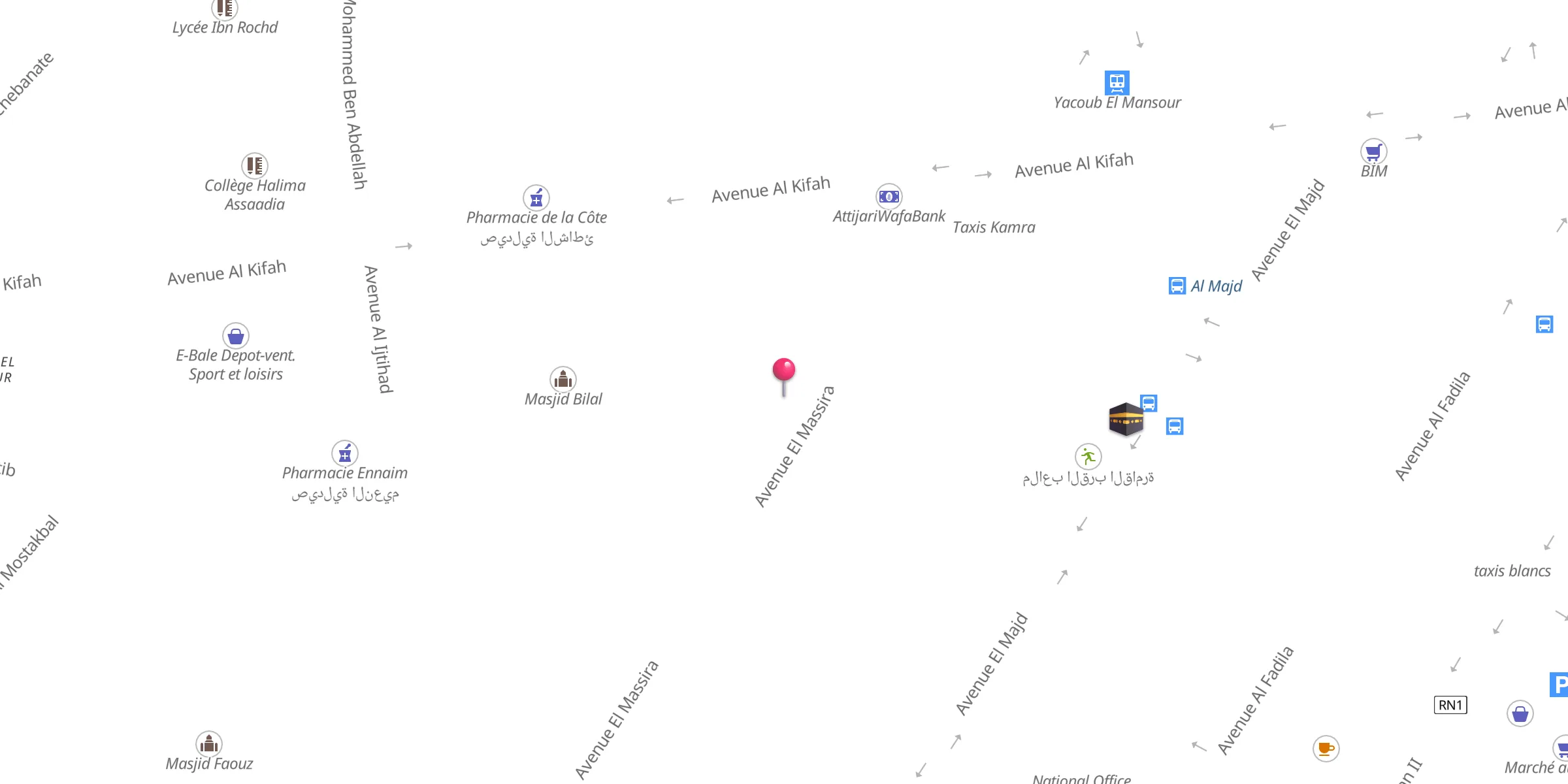 Carte de localisation : Masjid Abu Bakr Al Siddiq
