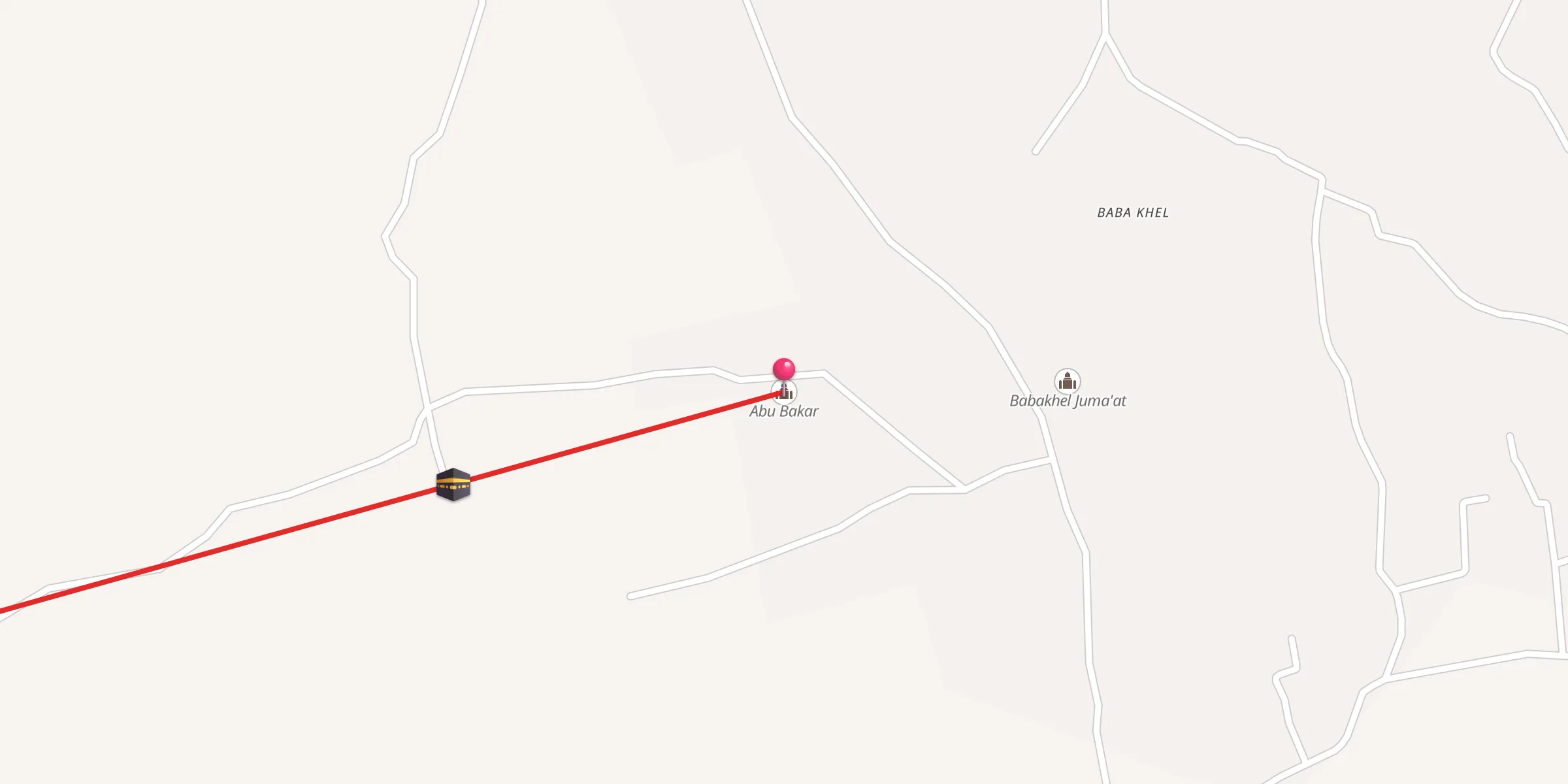 Carte de localisation : Abu Bakar