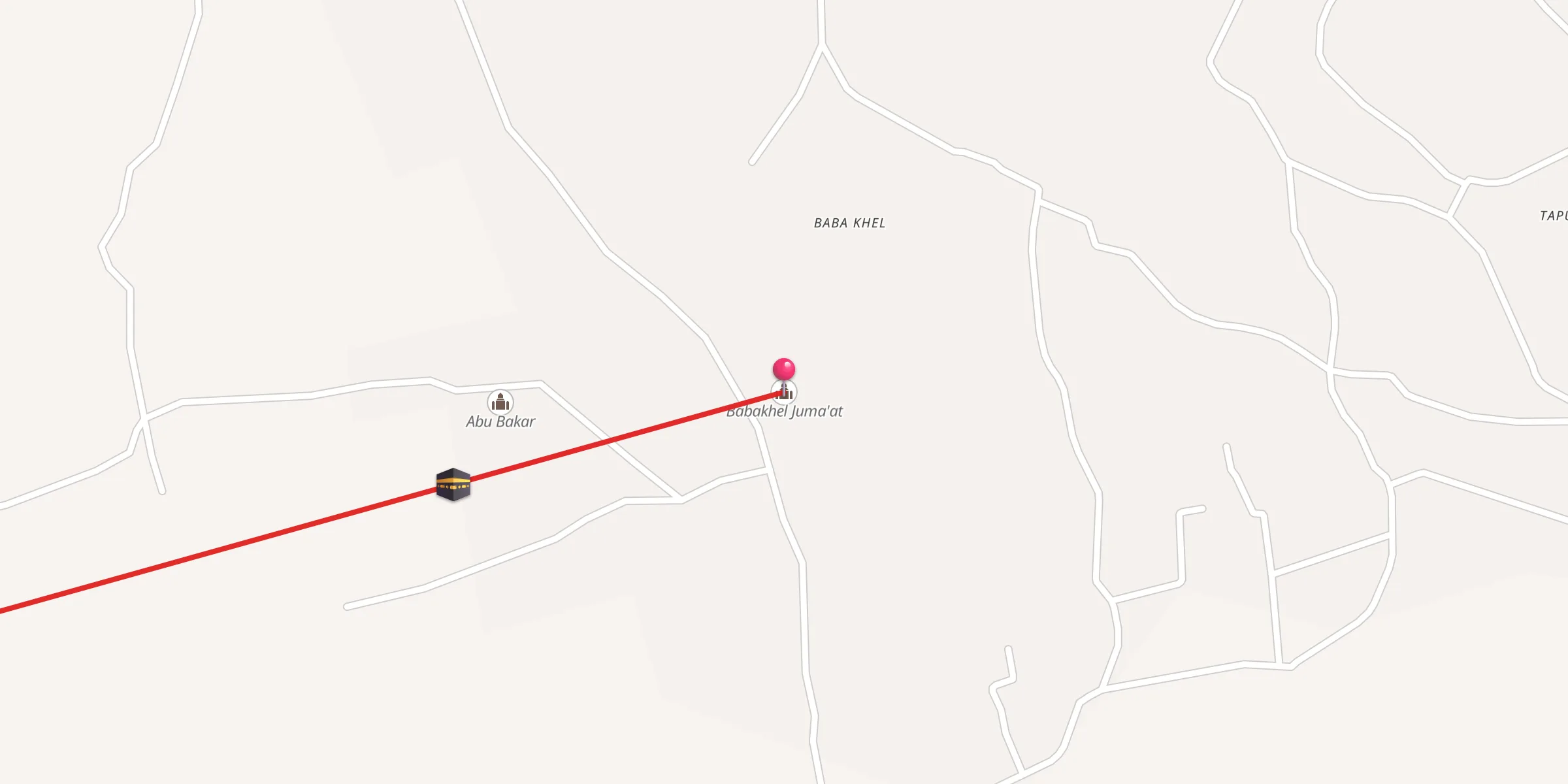 Carte de localisation : Babakhel Juma'at