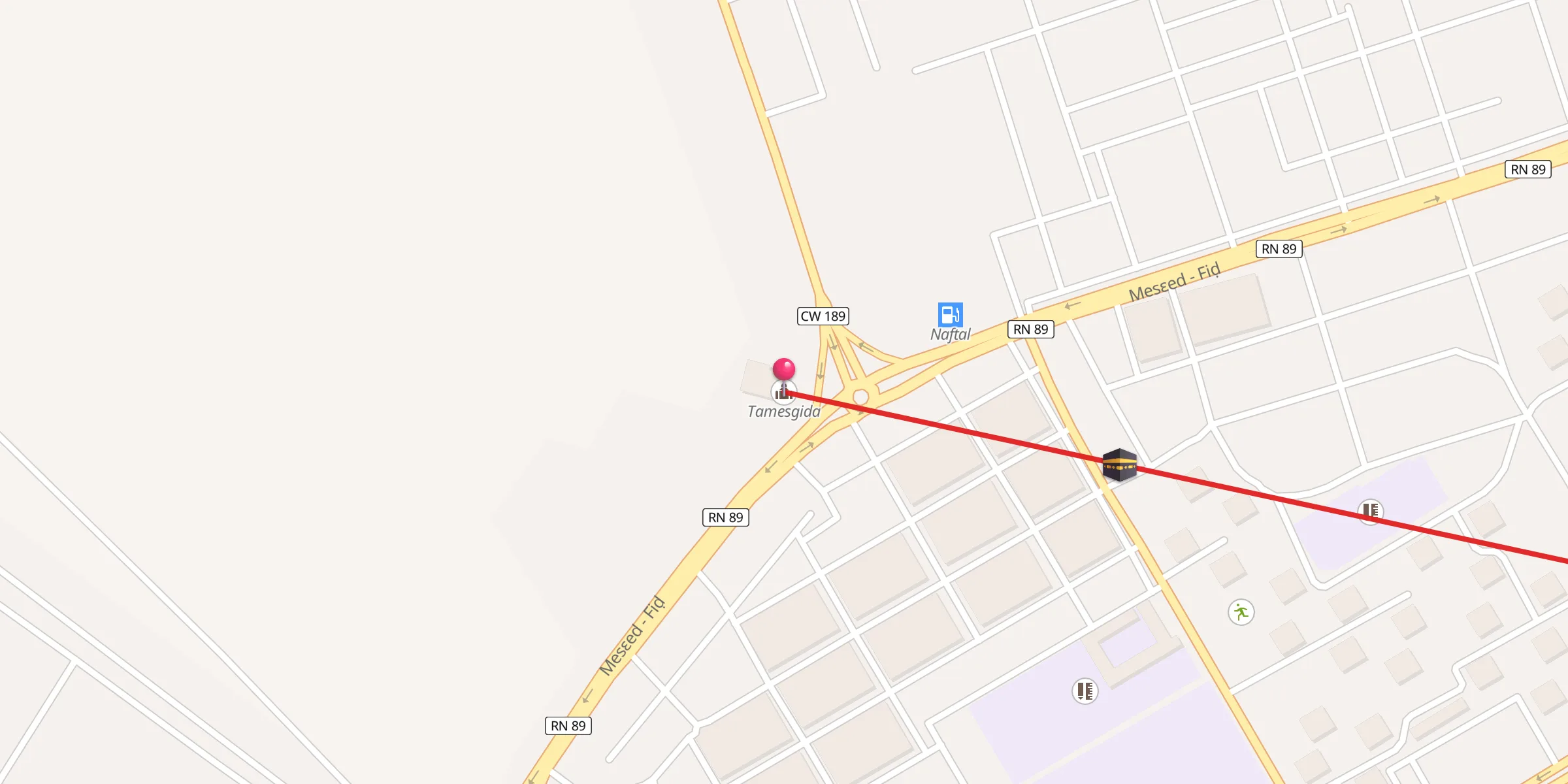 Carte de localisation : مسجد نوح