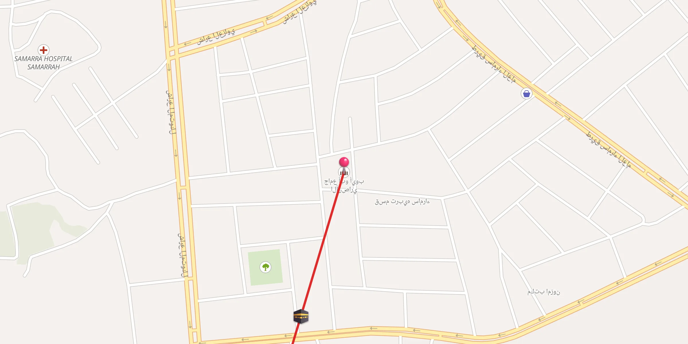 Carte de localisation : جامع أبو أيوب الأنصاري
