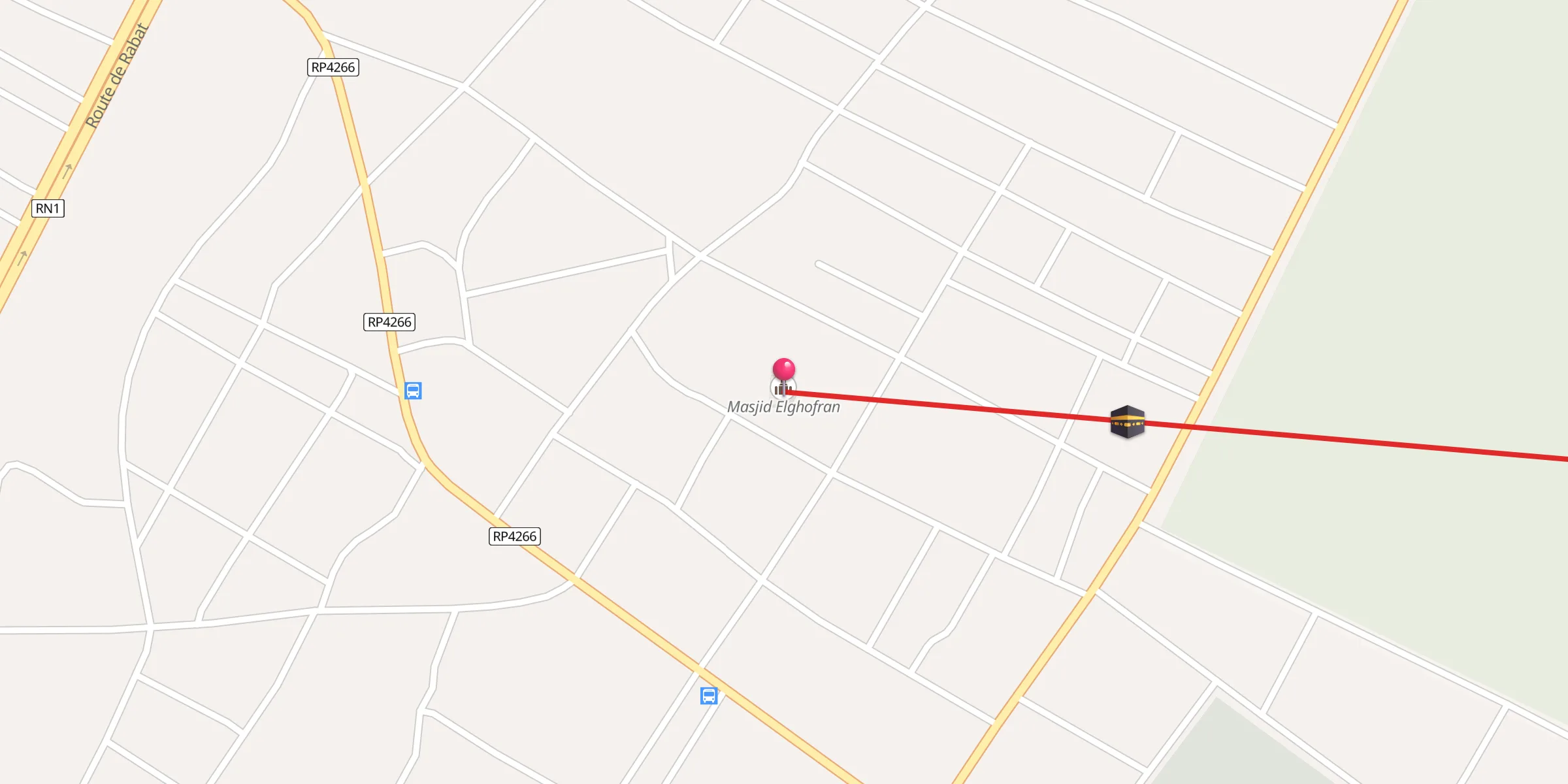 Carte de localisation : Masjid Elghofran