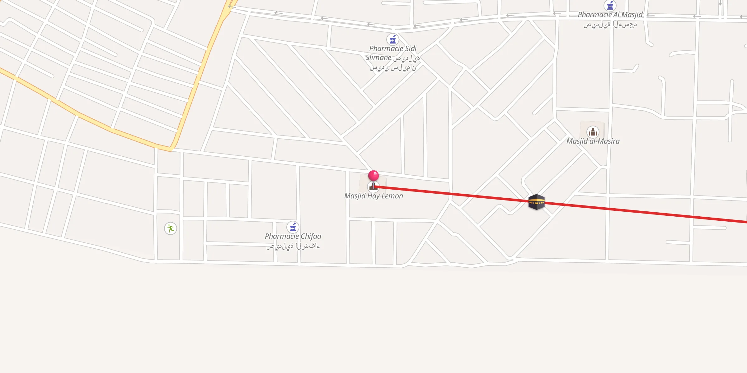 Carte de localisation : Masjid Hay Lemon مسجد حي الليمون