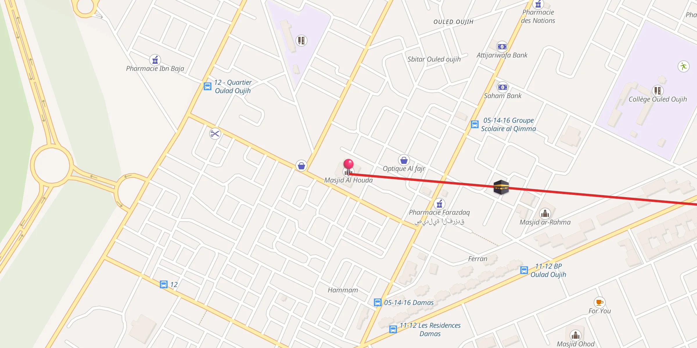 Carte de localisation : Masjid Al Houda
