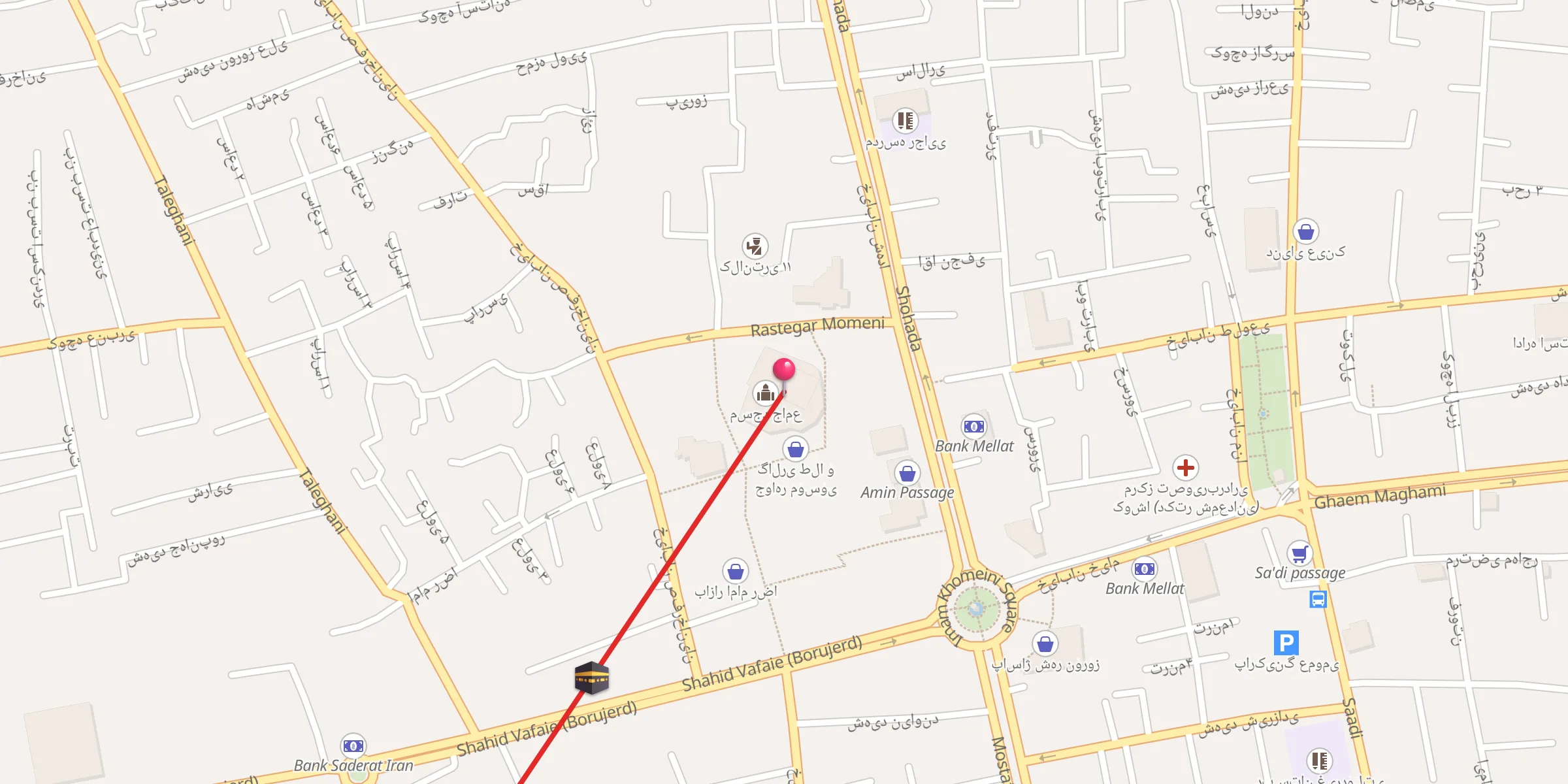 Carte de localisation : مسجد جامع