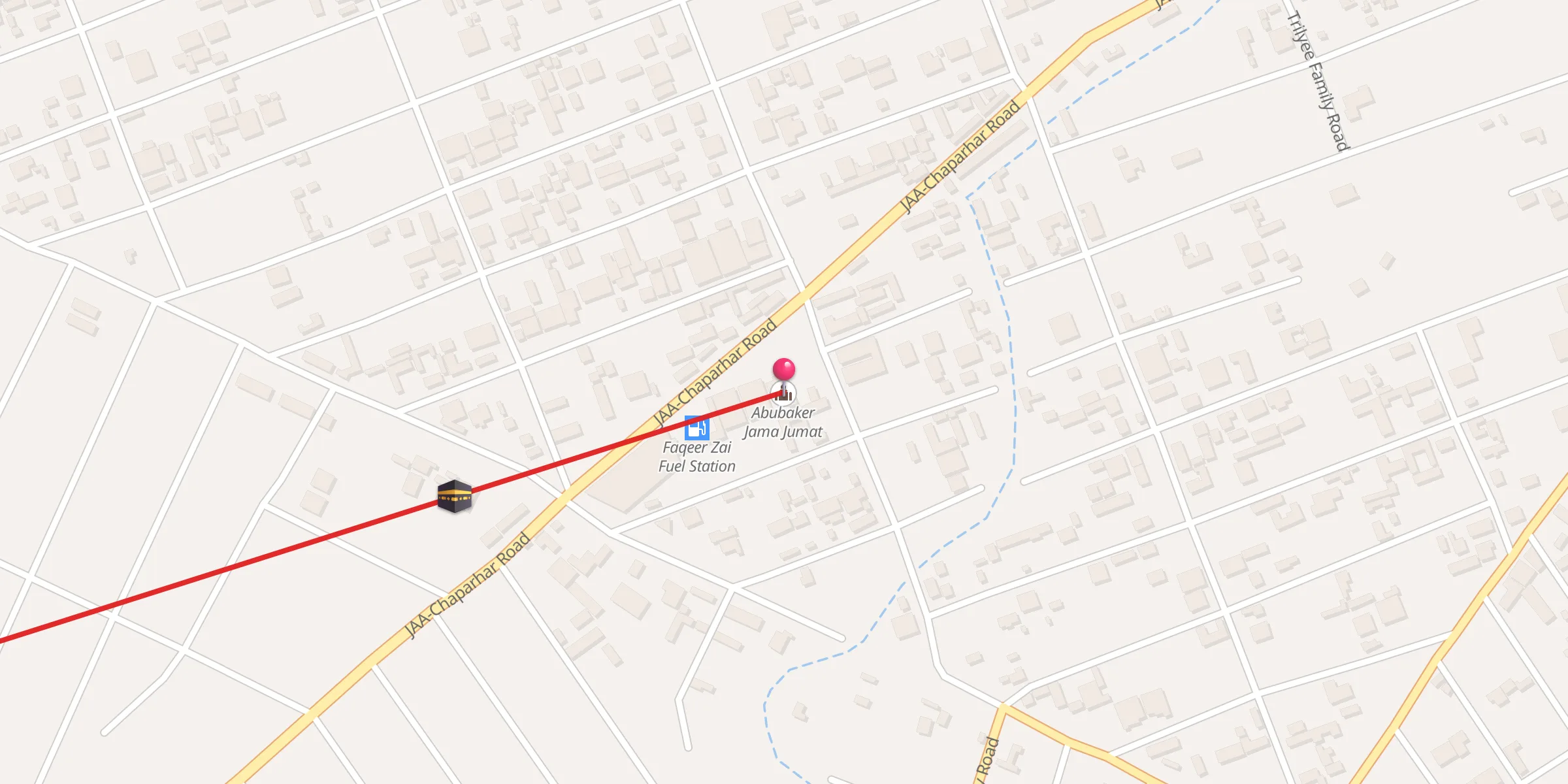 Carte de localisation : Abubaker Jama Jumat