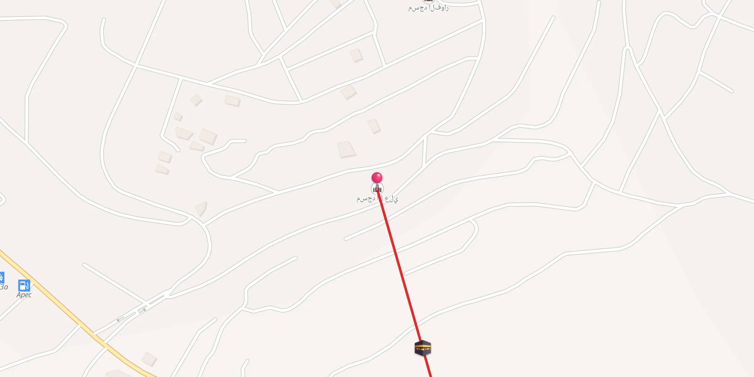 Carte de localisation : مسجد آل علي