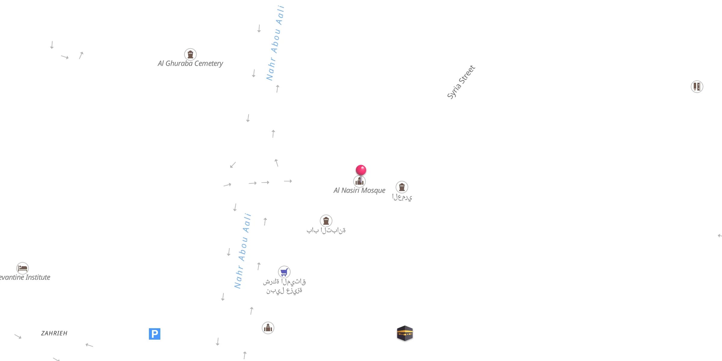 Carte de localisation : Al Nasiri Mosque