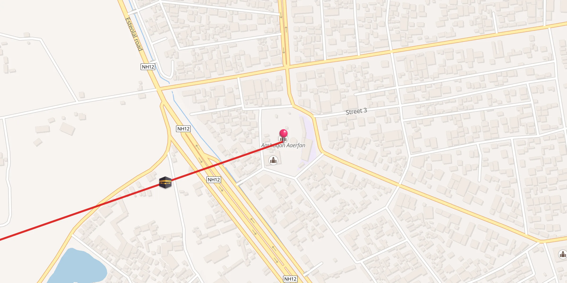 Carte de localisation : Aashuqan Aaerfan