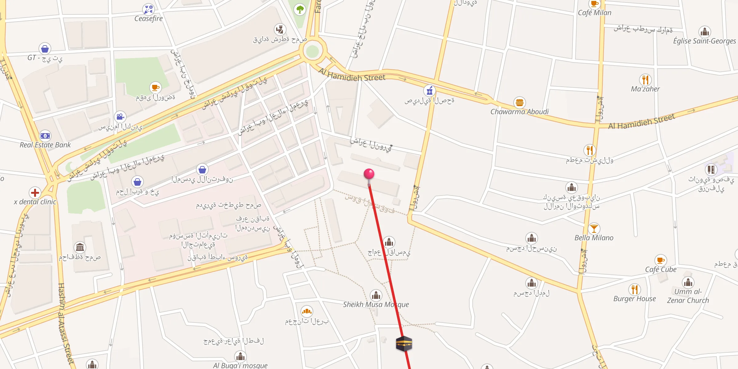 Carte de localisation : Al Nuri Great Mosque