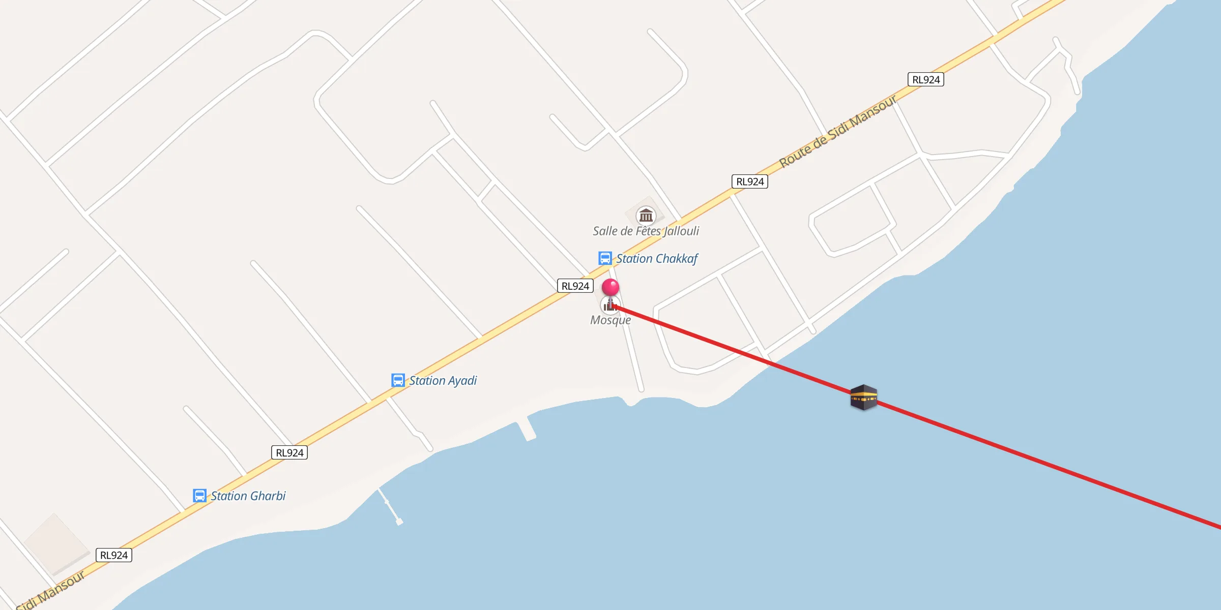 Carte de localisation : جامع الرياض