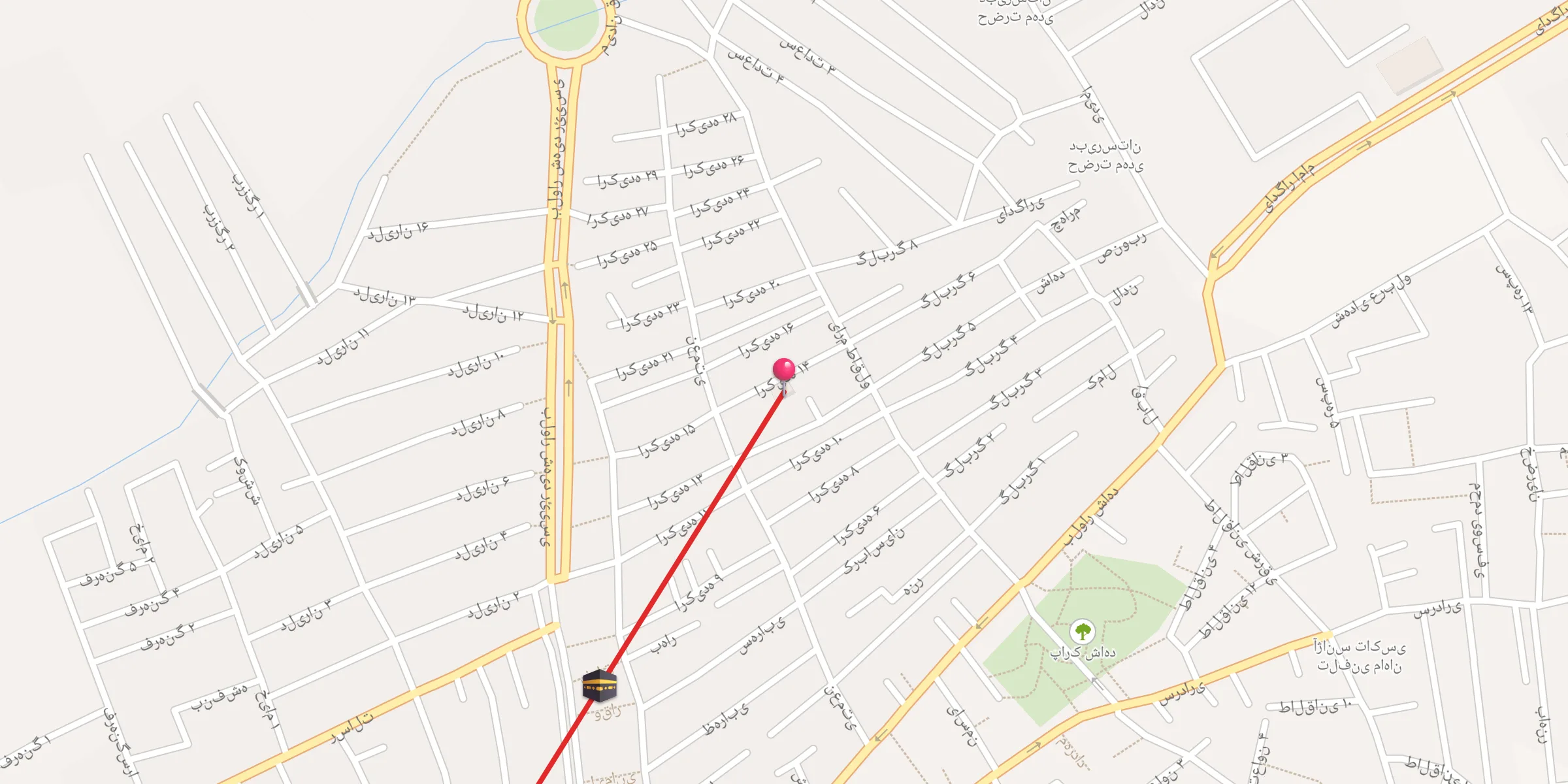 Carte de localisation : مسجد امام حسن مجتبی (ع