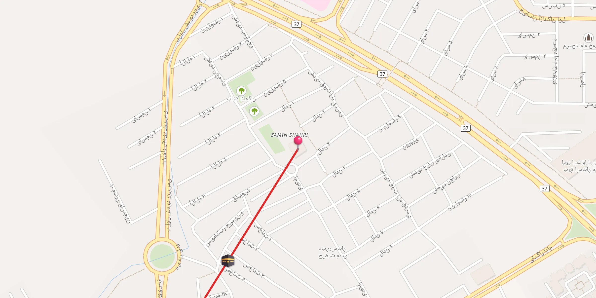 Carte de localisation : مسجد انصارالمهدی (عج