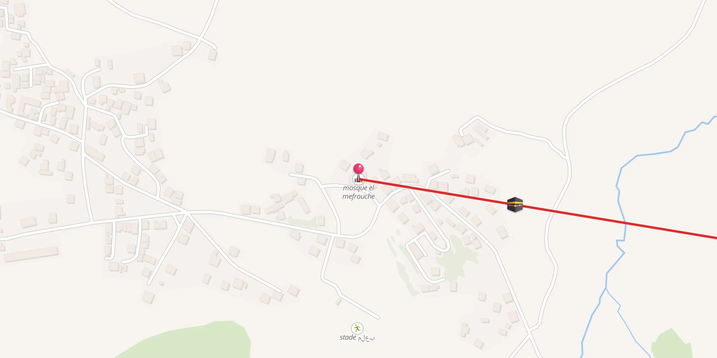 Carte de localisation : mosque el mafrouche مسجد المفروش