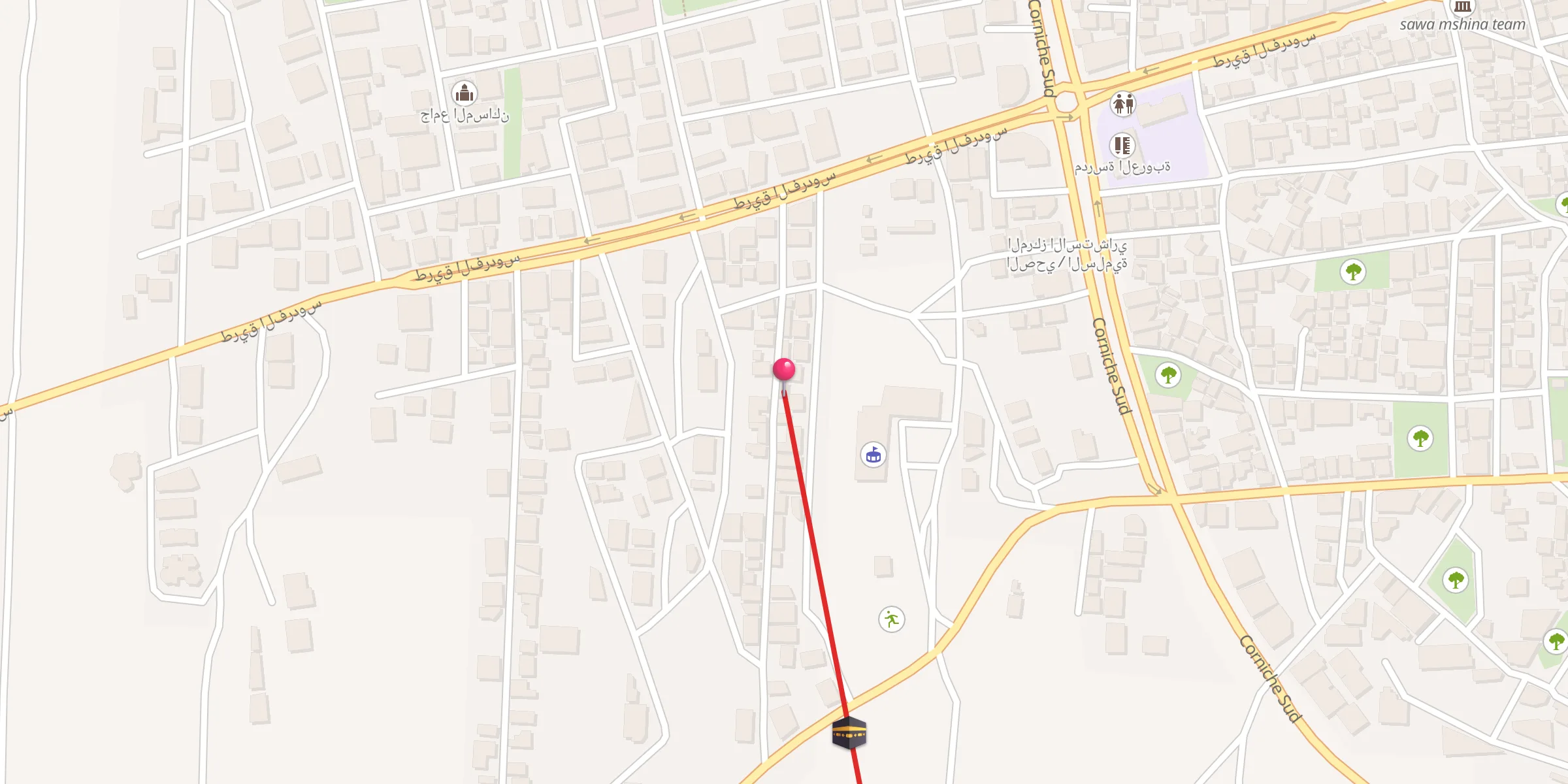 Carte de localisation : مسجد بحار