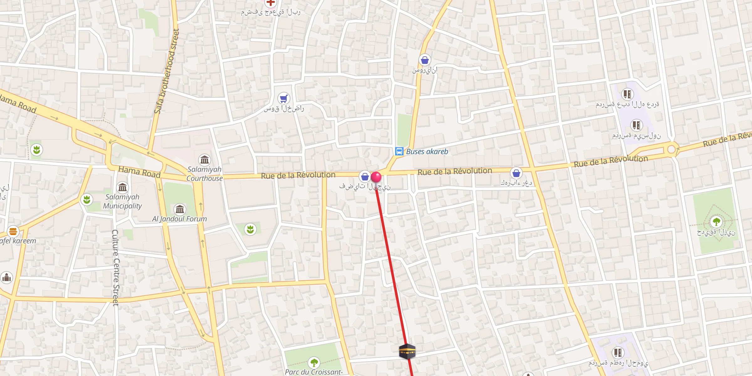 Carte de localisation : مسجد آل القطريب