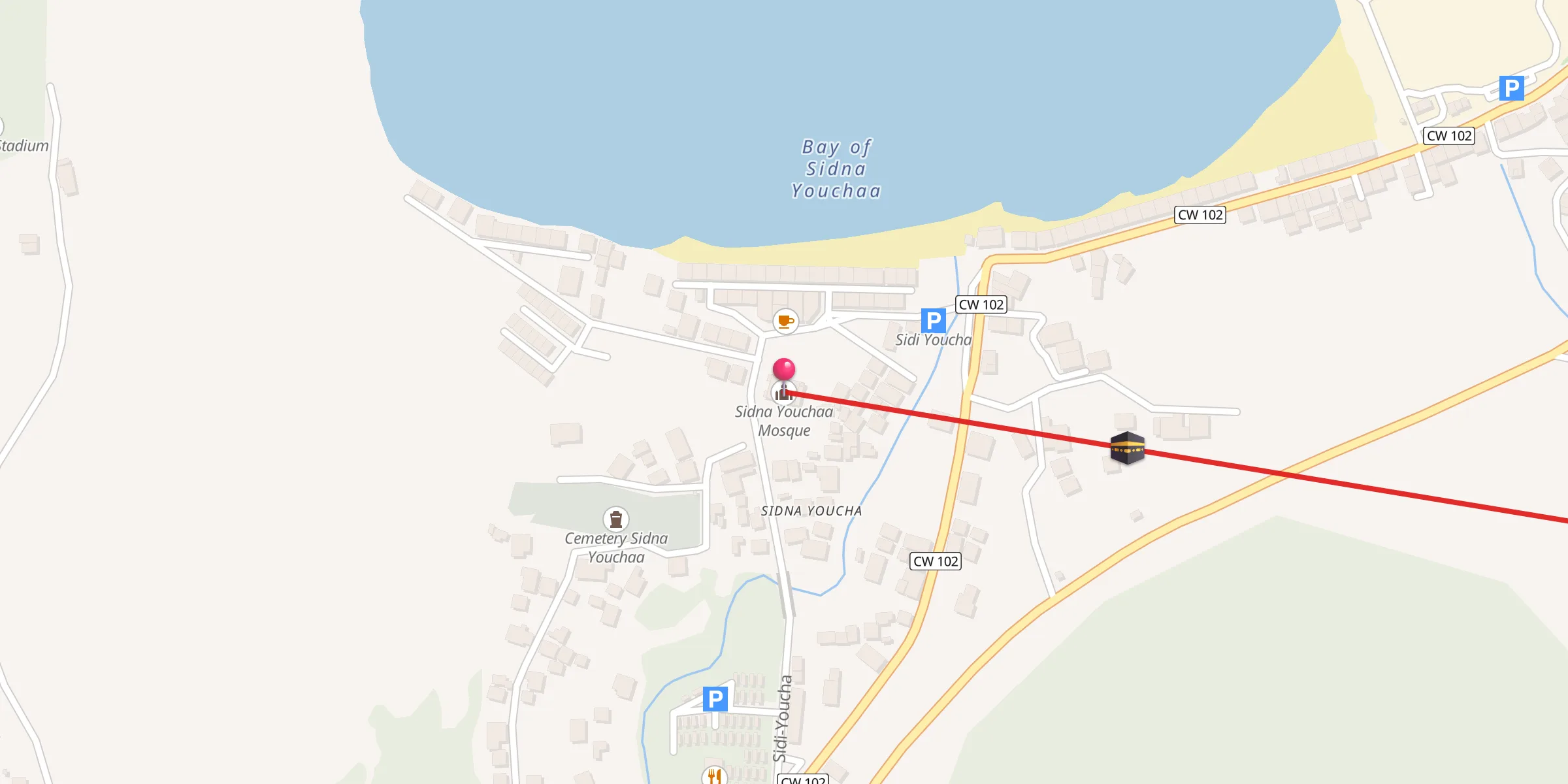 Carte de localisation : مسجد سيدنا يوشع