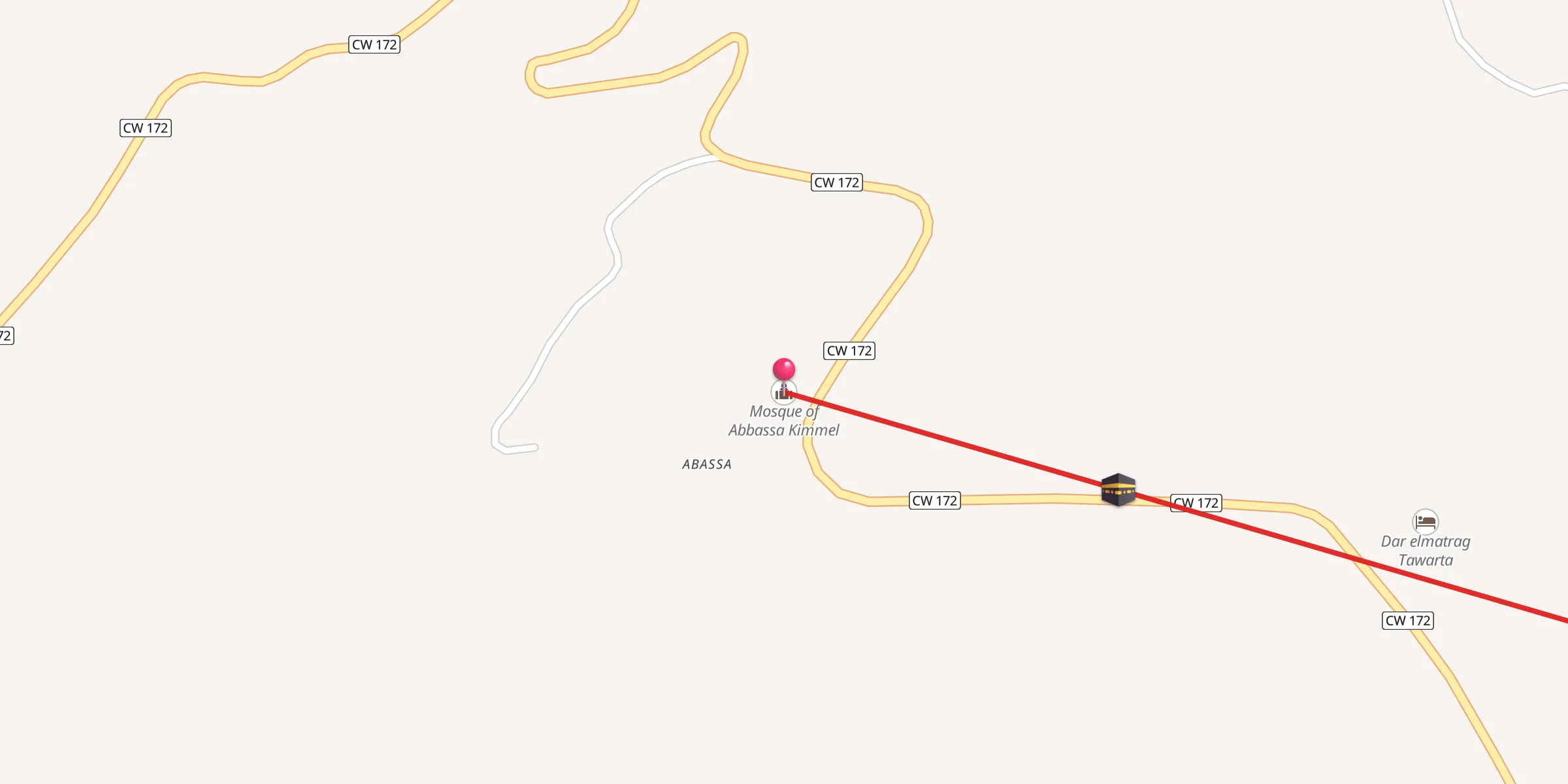 Carte de localisation : مسجد عباسة كيمل