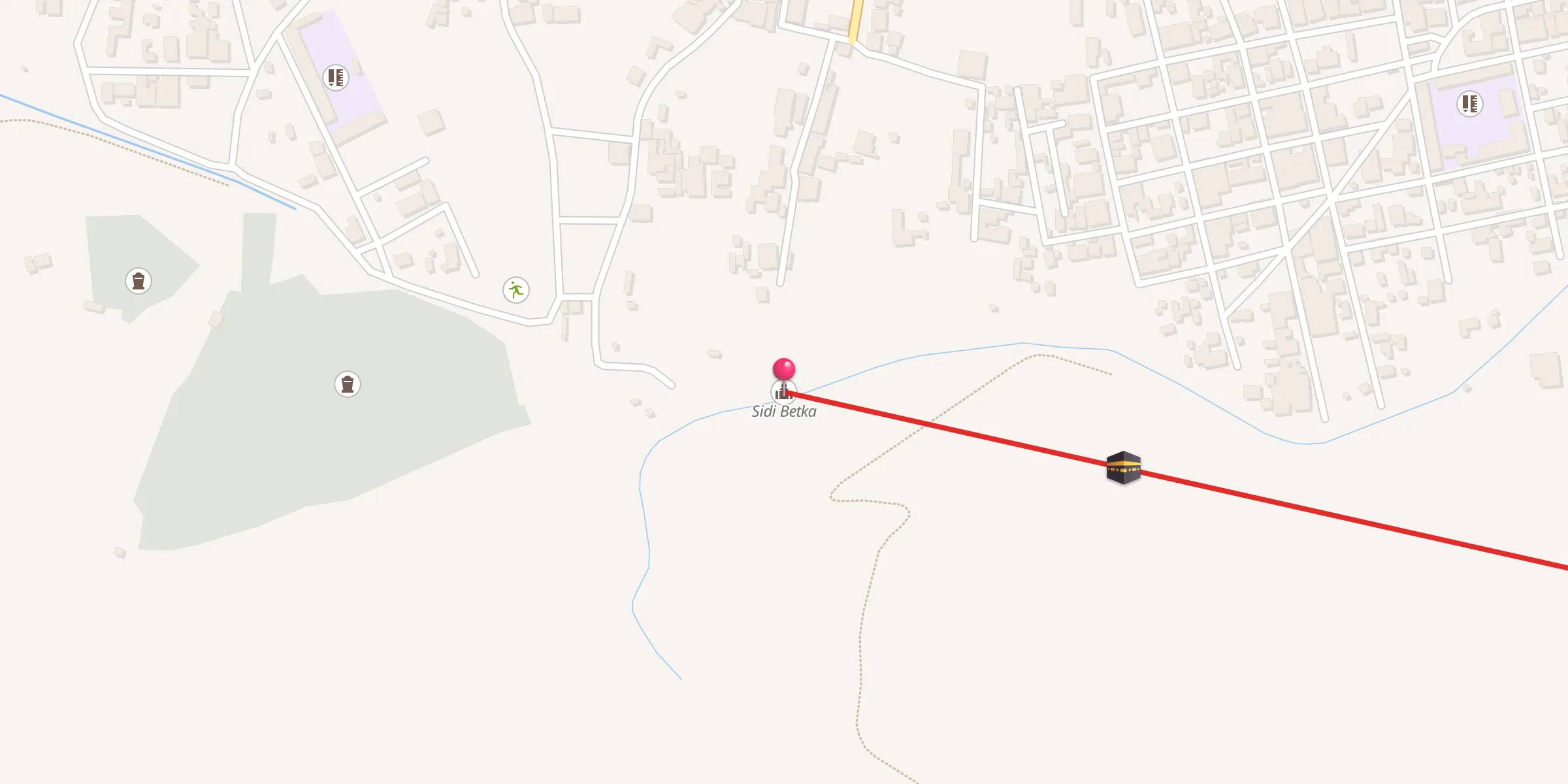 Carte de localisation : Sidi Betka