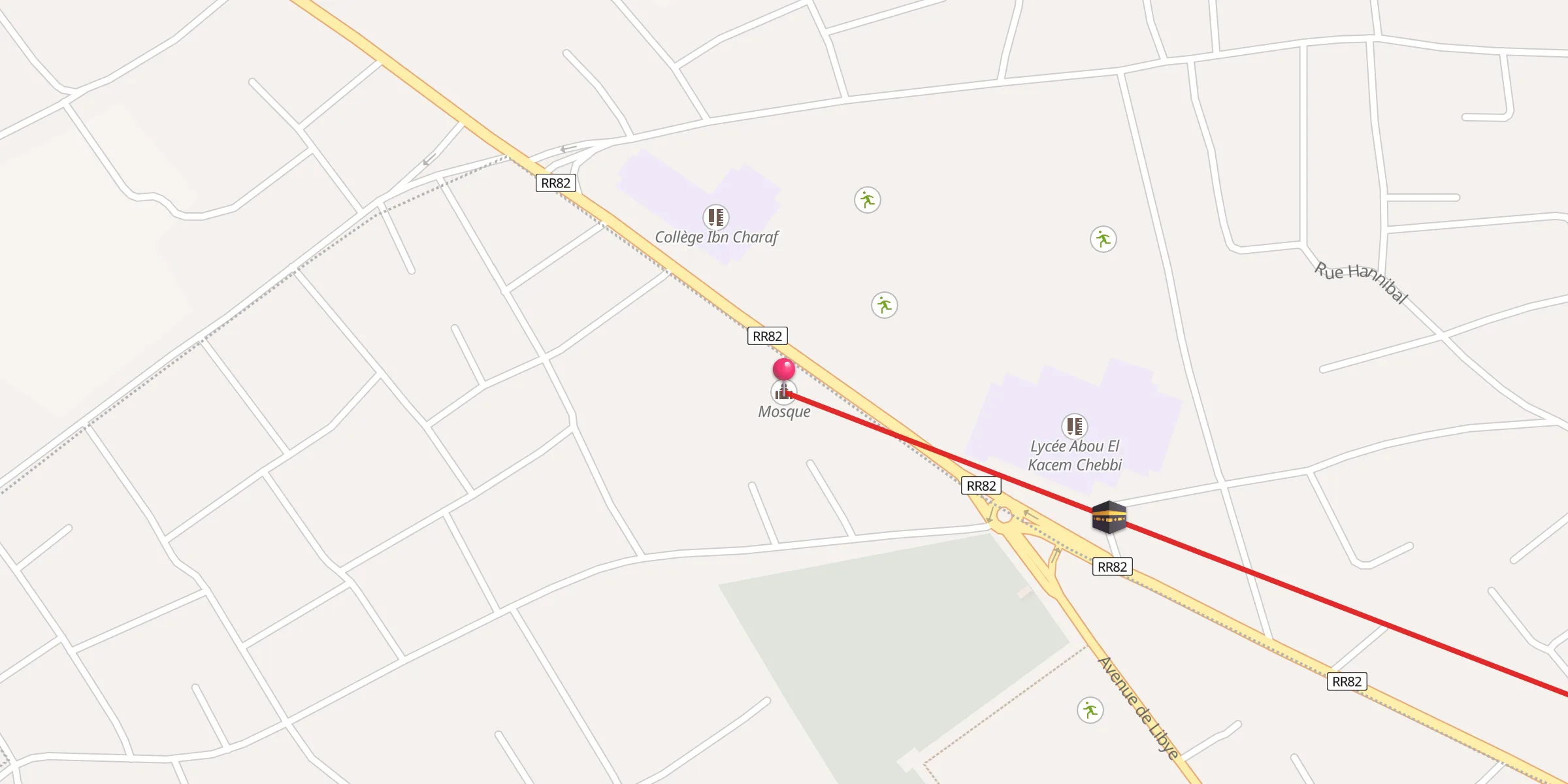Carte de localisation : جامع ابراهيم الخليل