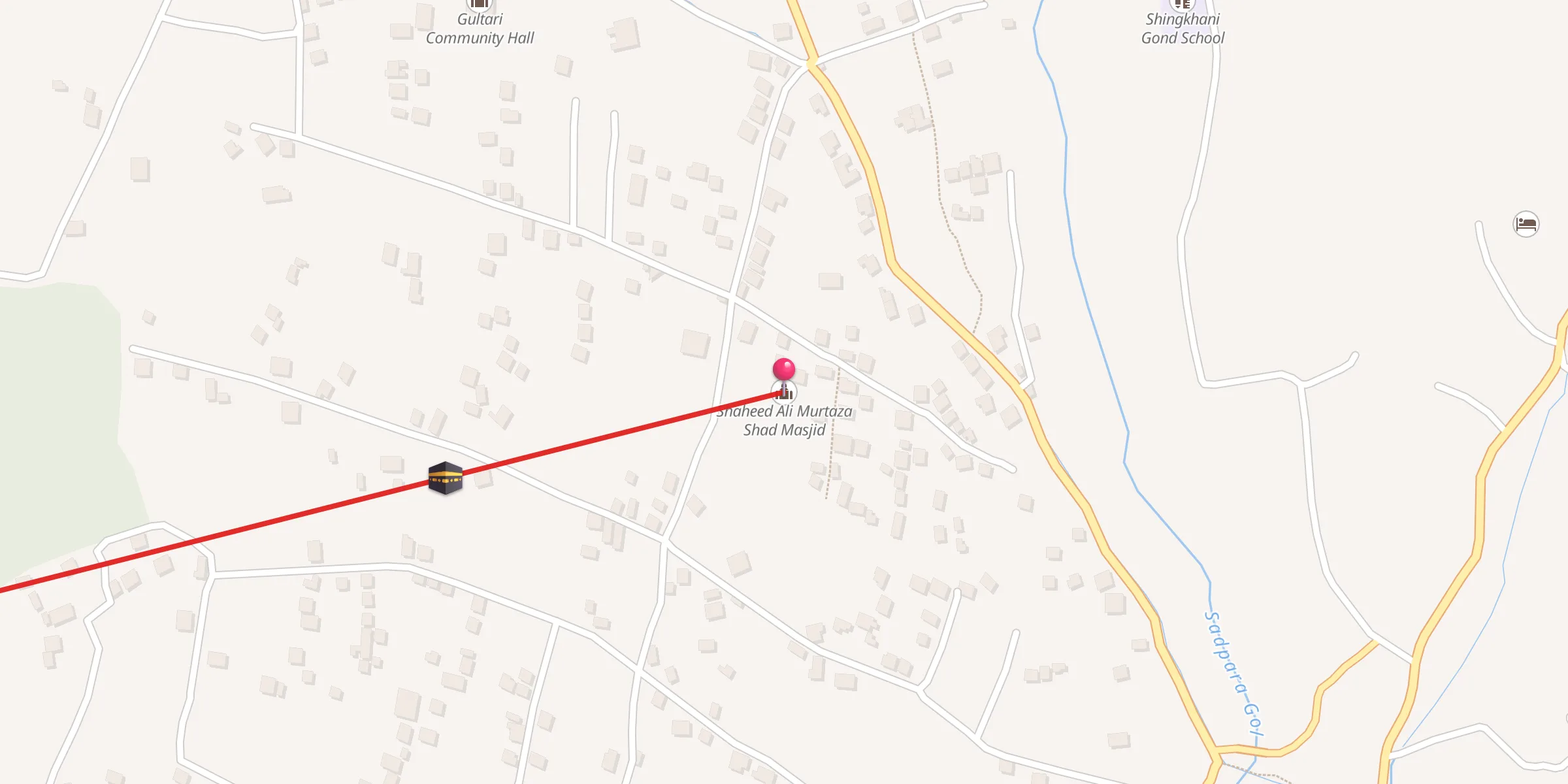 Carte de localisation : Shaheed Ali Murtaza Shad Masjid