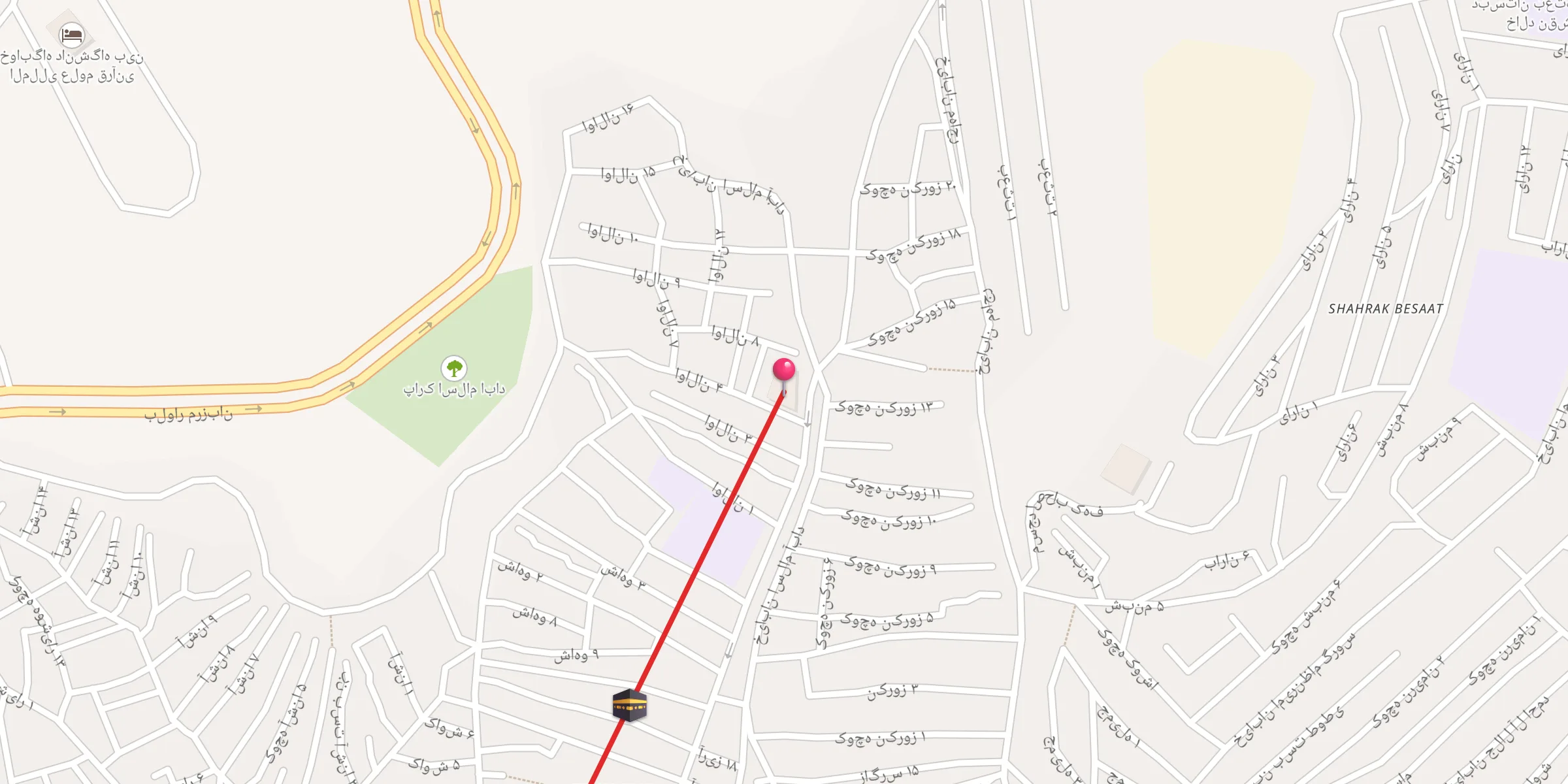 Carte de localisation : مسجد حضرت حمزه