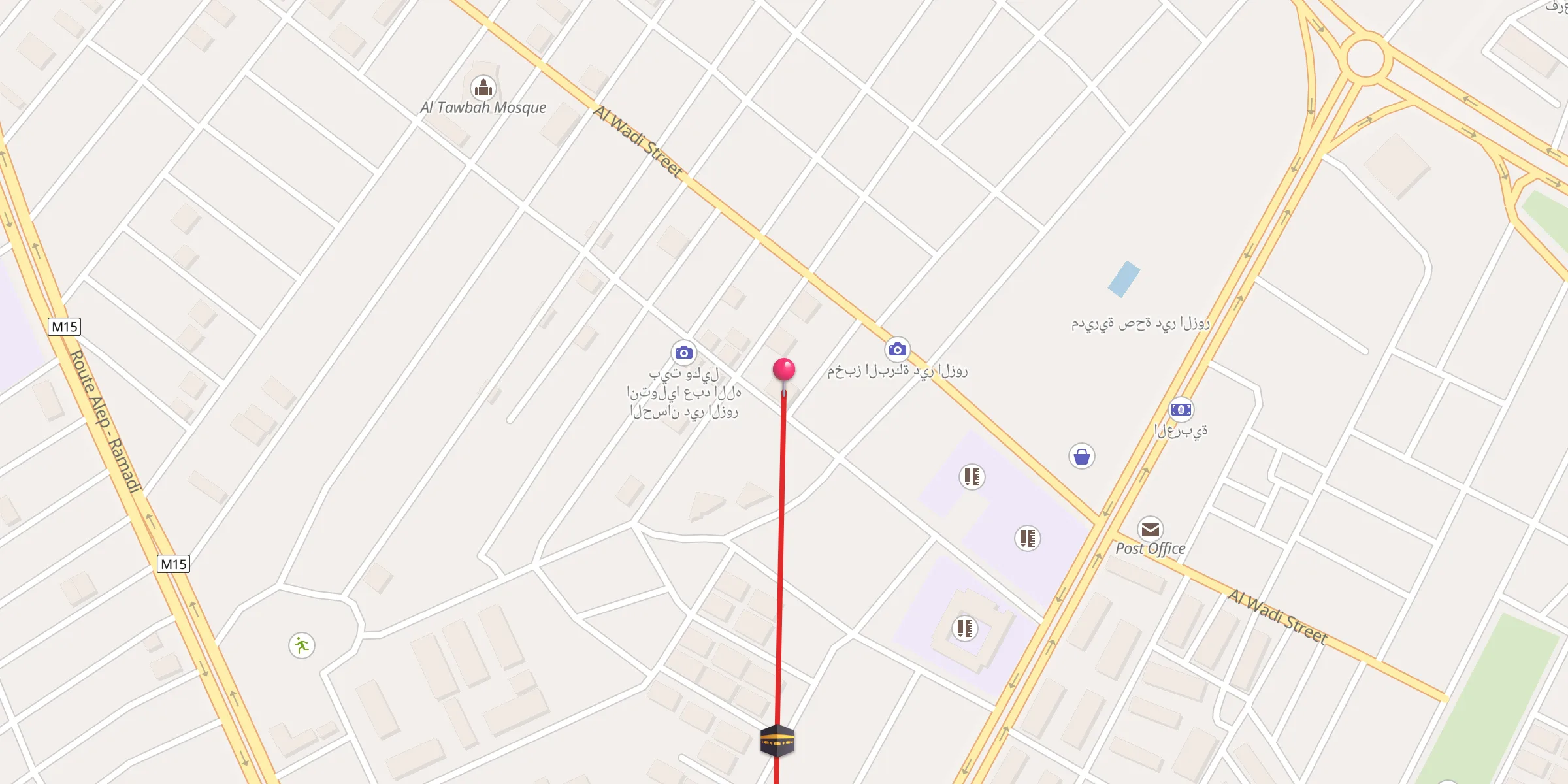 Carte de localisation : جامع الحمزة
