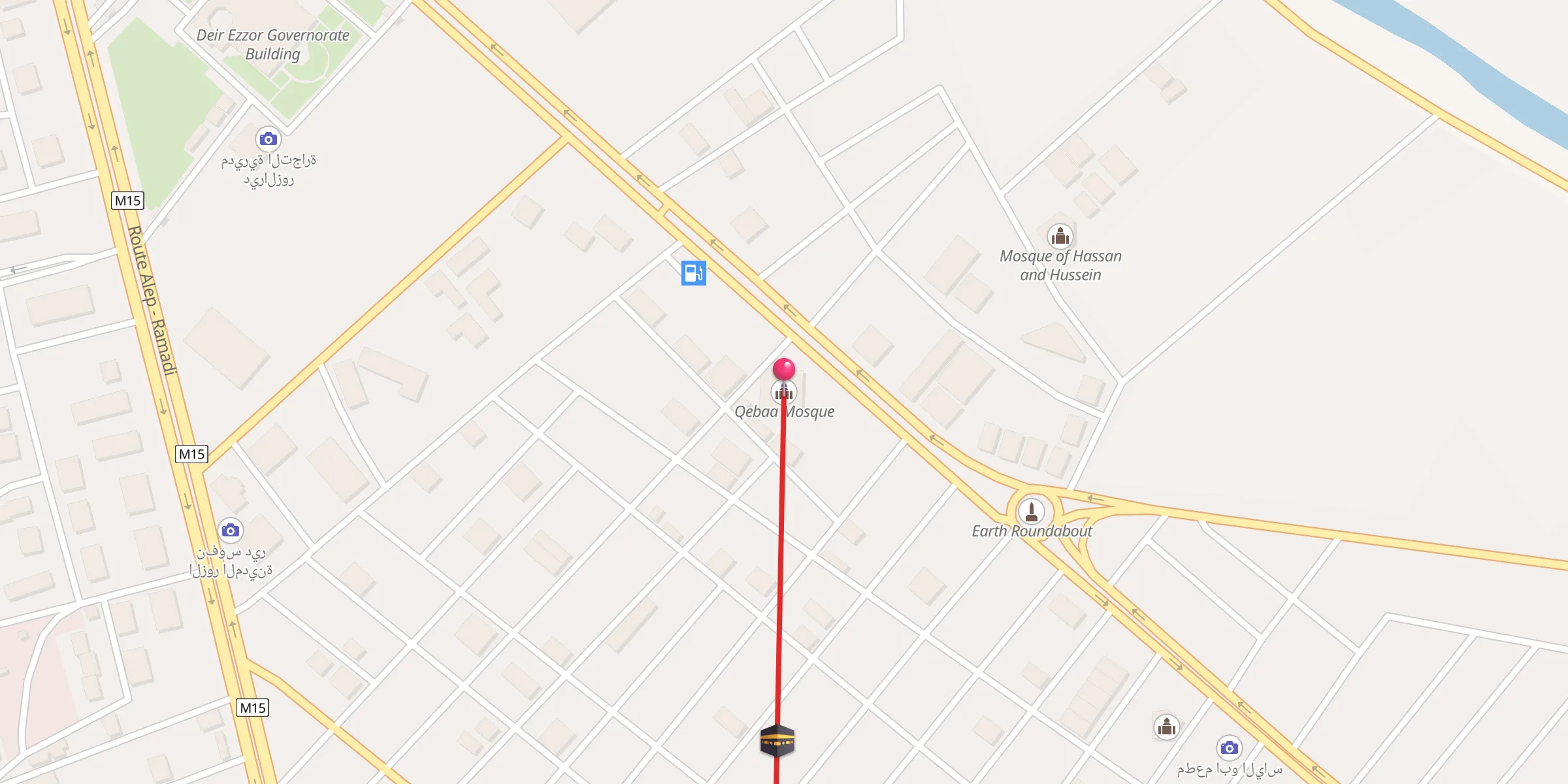 Carte de localisation : جامع قباء