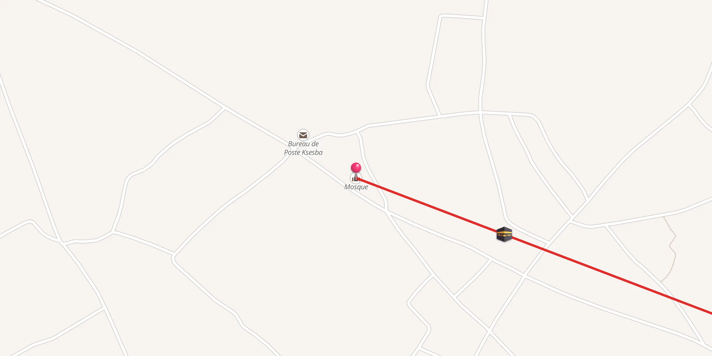Carte de localisation : جامع الكساسبة