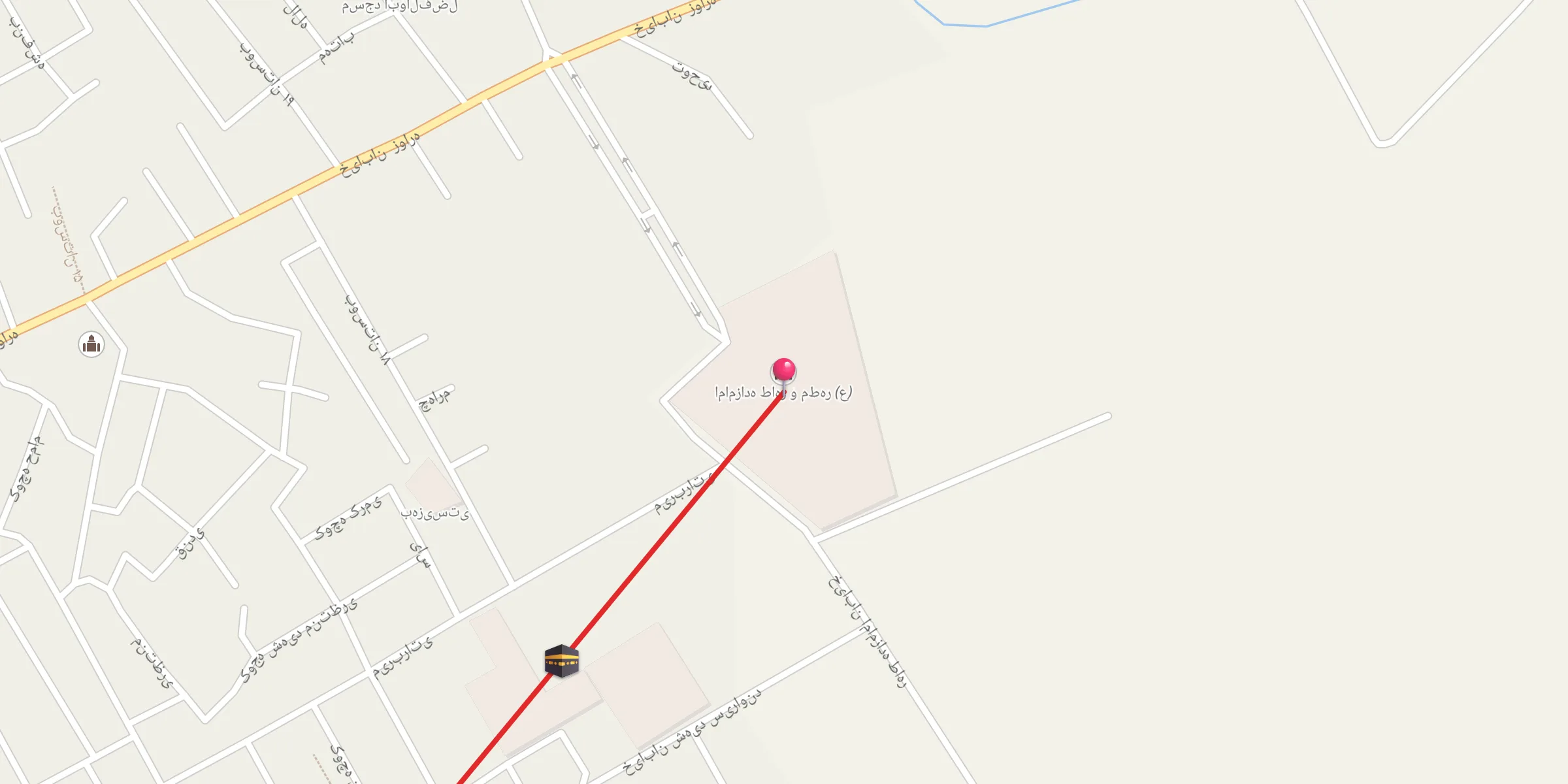 Carte de localisation : امامزاده طاهر و مطهر (ع)