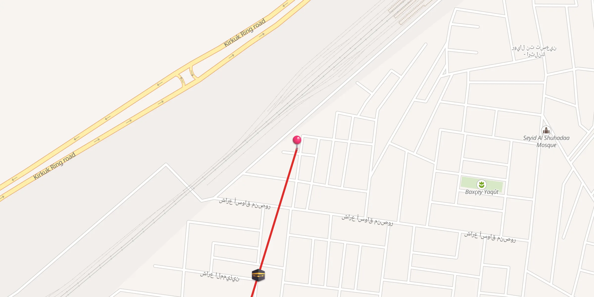 Carte de localisation : جامع الحاجة شكرية