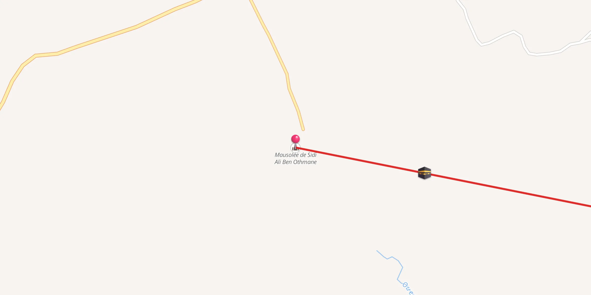 Carte de localisation : Mausolée de Sidi Ali Ben Othmane