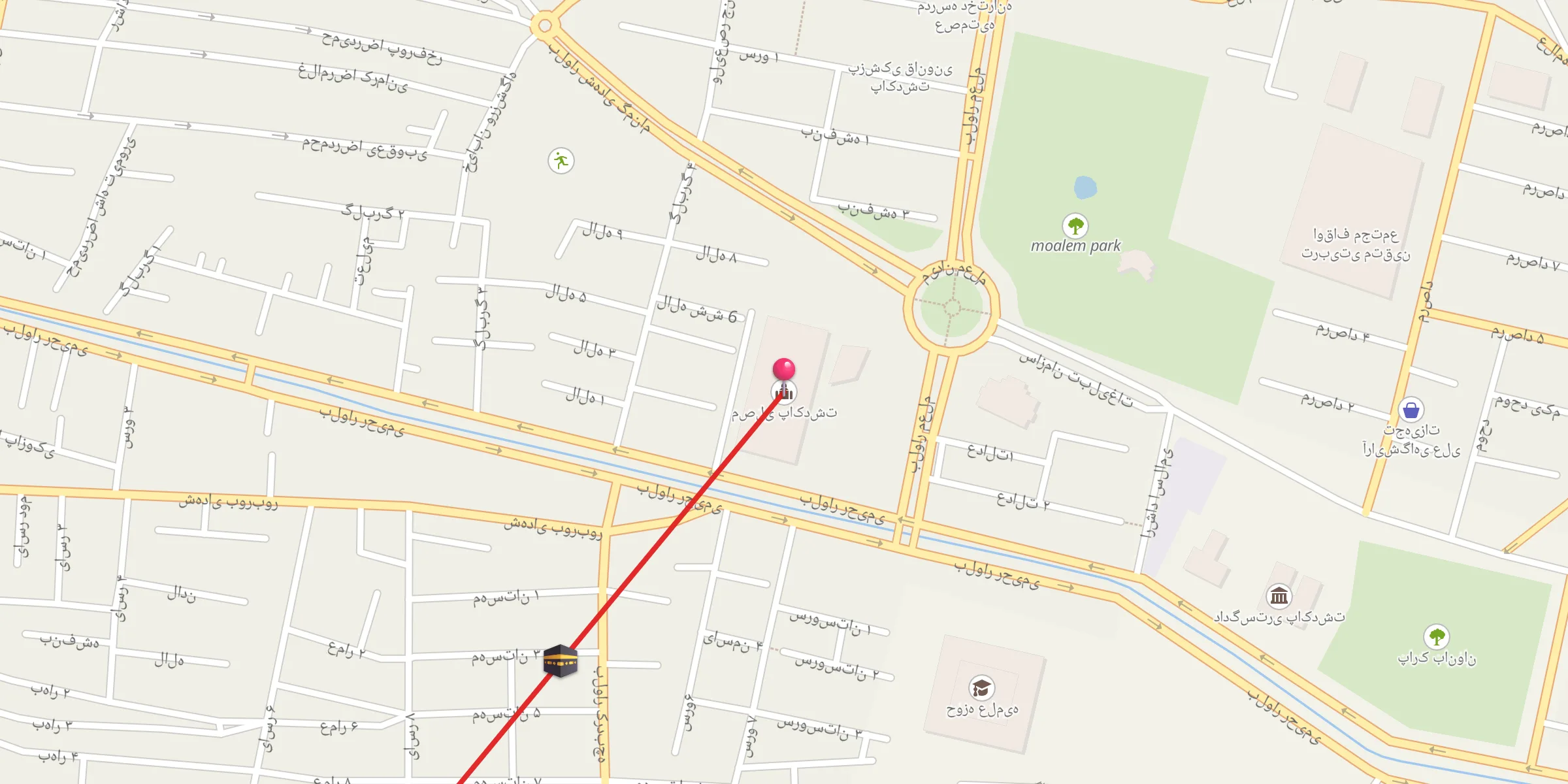 Carte de localisation : مصلی پاکدشت