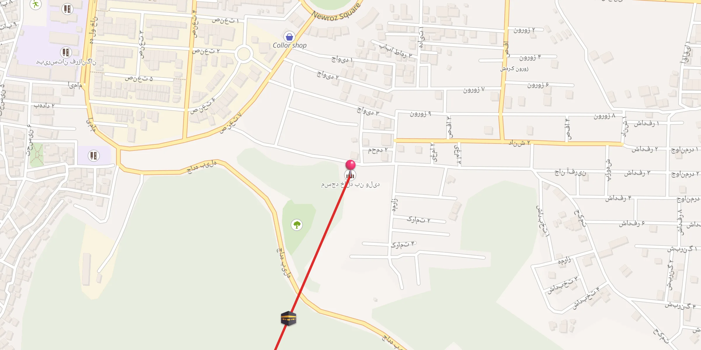 Carte de localisation : مسجد خالد بن ولید