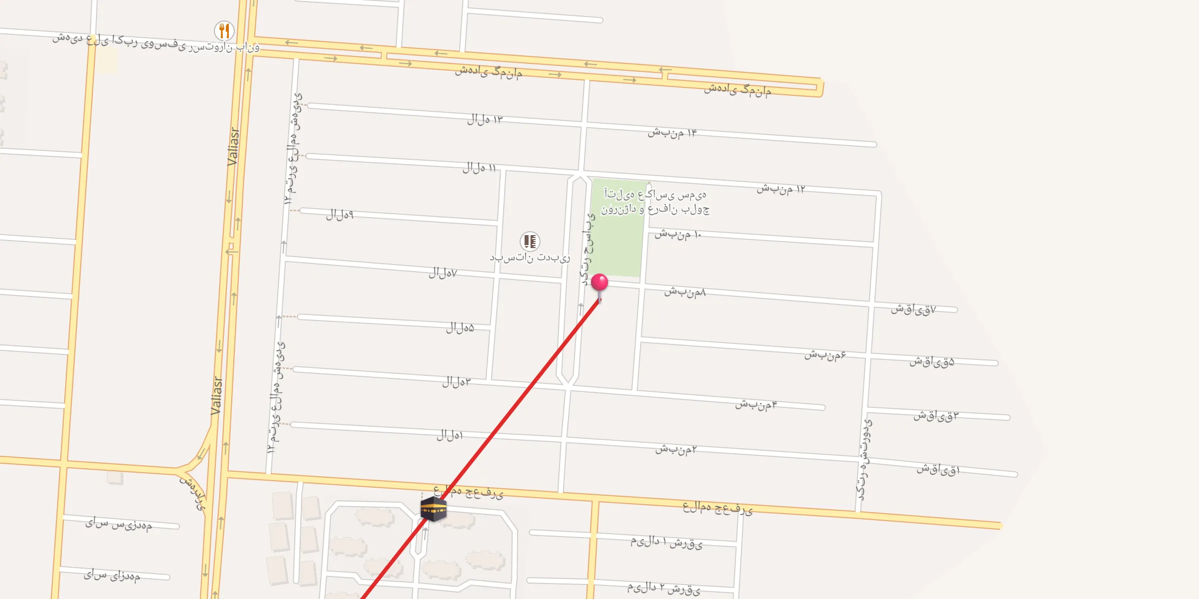 Carte de localisation : حسینیه چهارده معصوم تولونیها