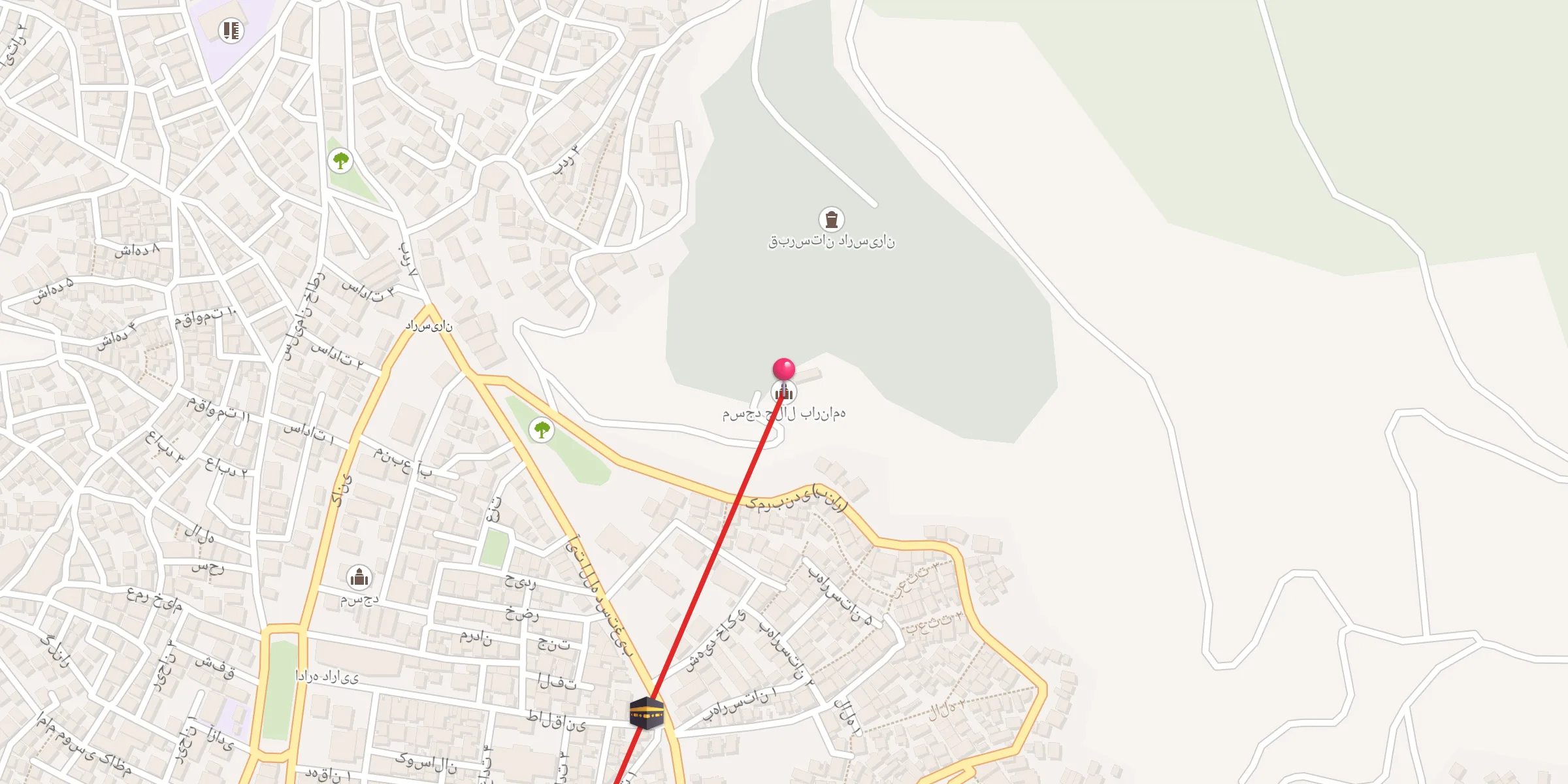 Carte de localisation : مسجد جلال بارنامه