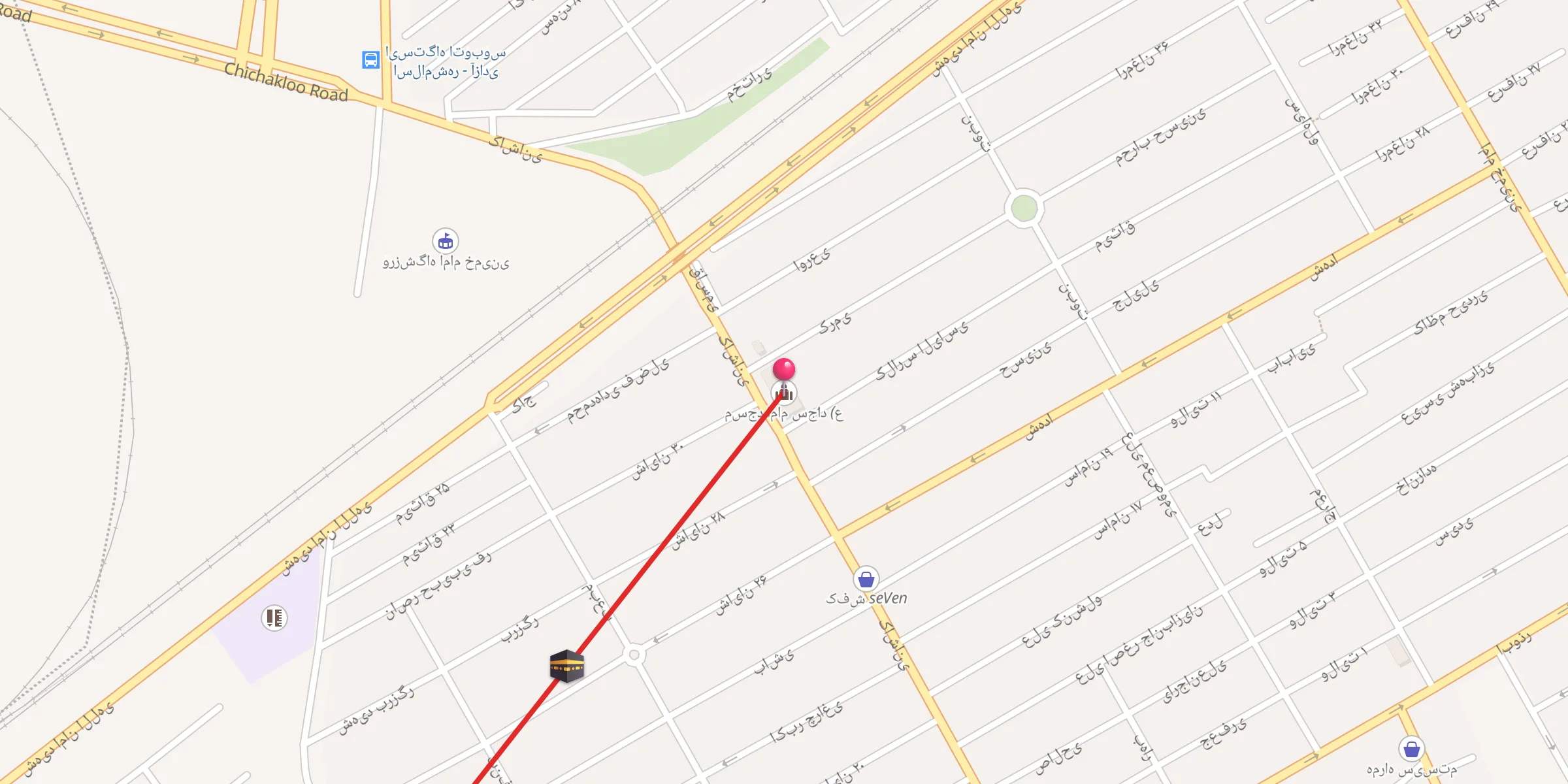 Carte de localisation : مسجد امام سجّاد (ع