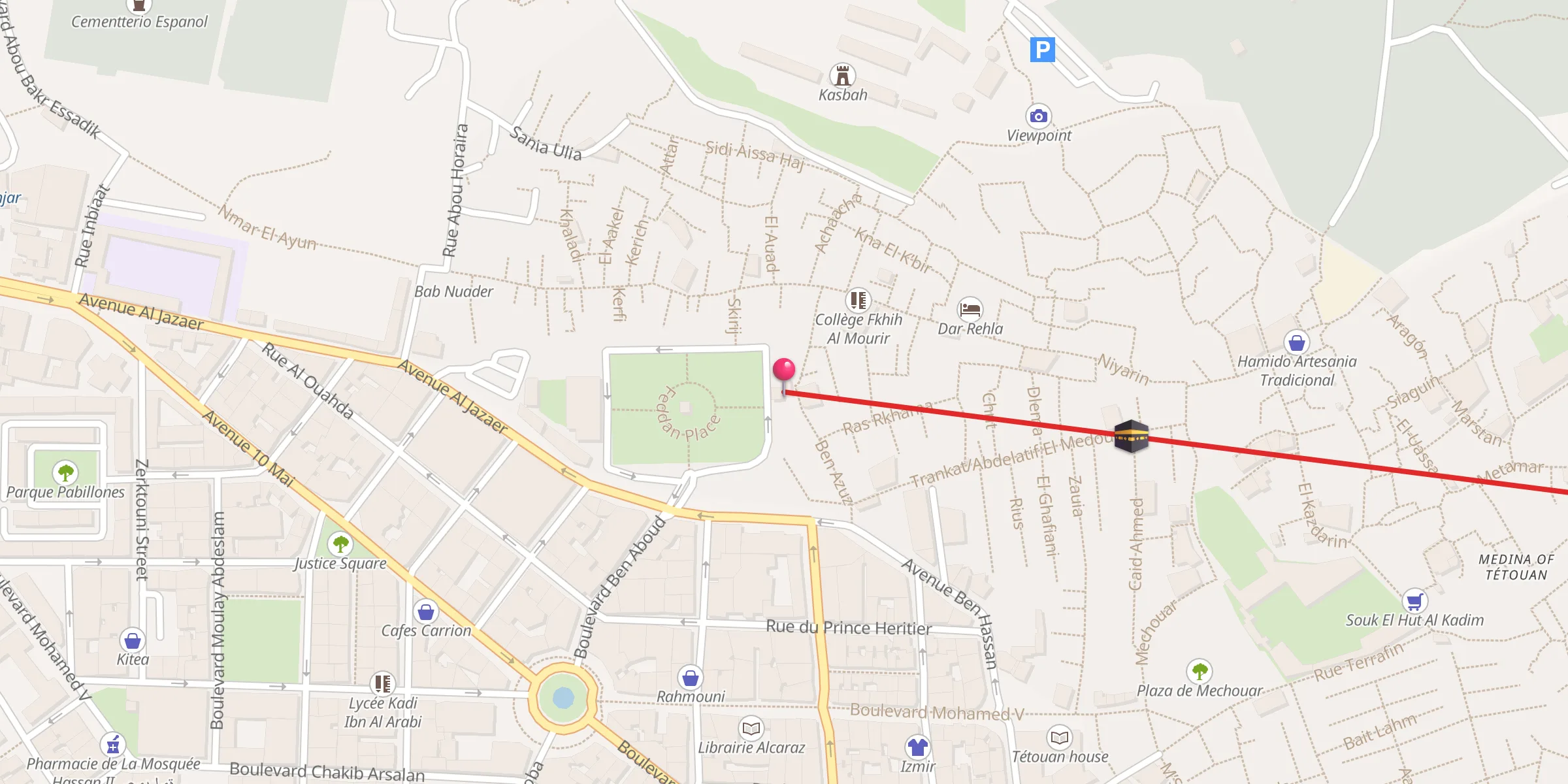 Carte de localisation : Ben Qarrish Zaouia