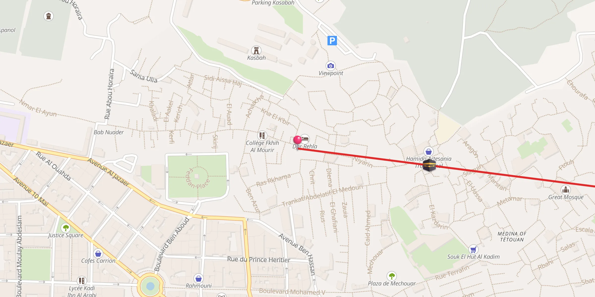 Carte de localisation : The Fasia Zaouia