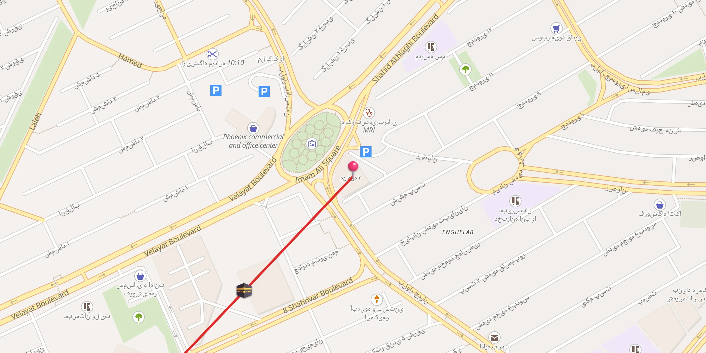 Carte de localisation : مجتمع فرهنگی مذهبی بیت الزهرا (س)