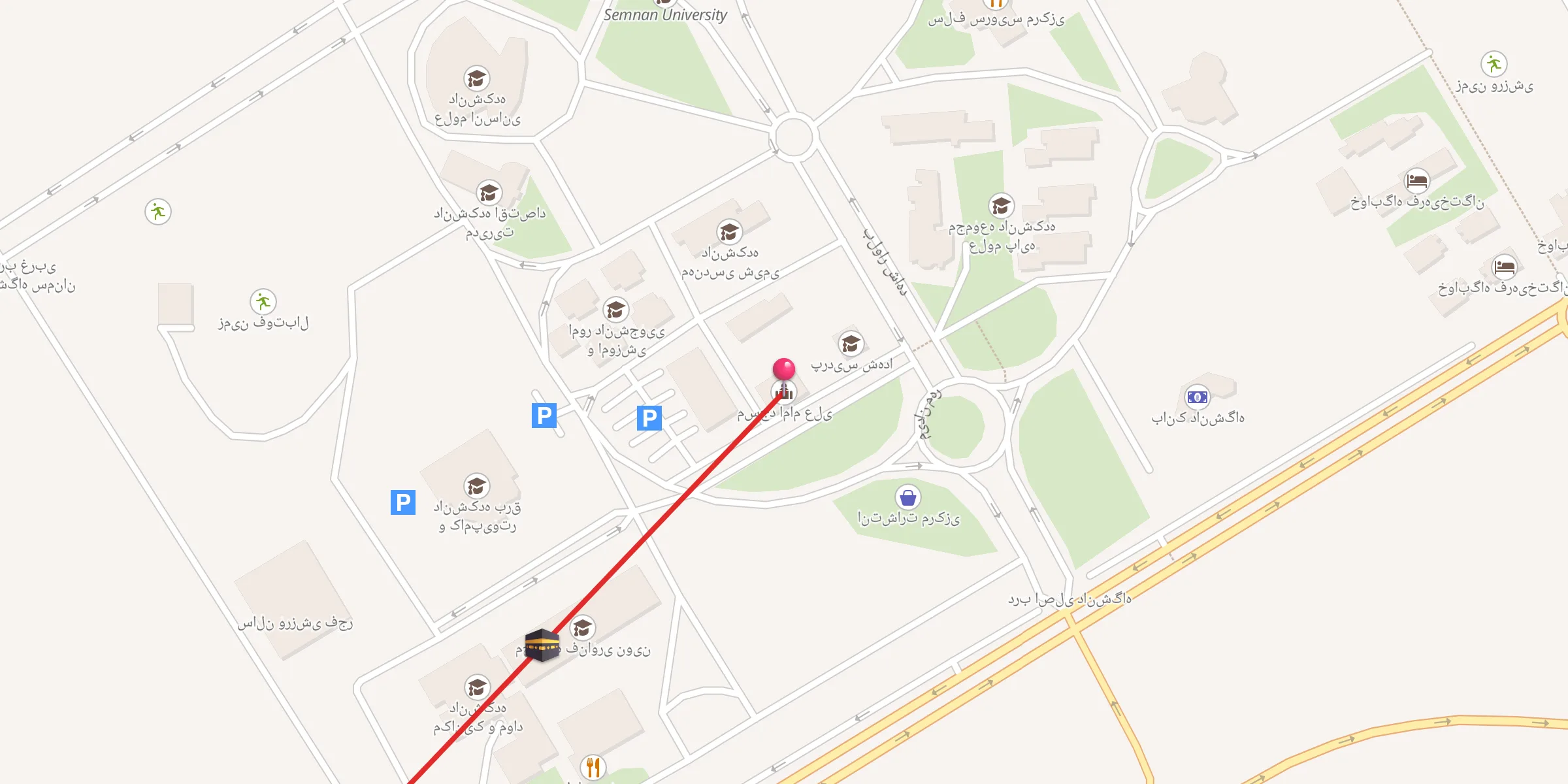 Carte de localisation : مسجد امام علی