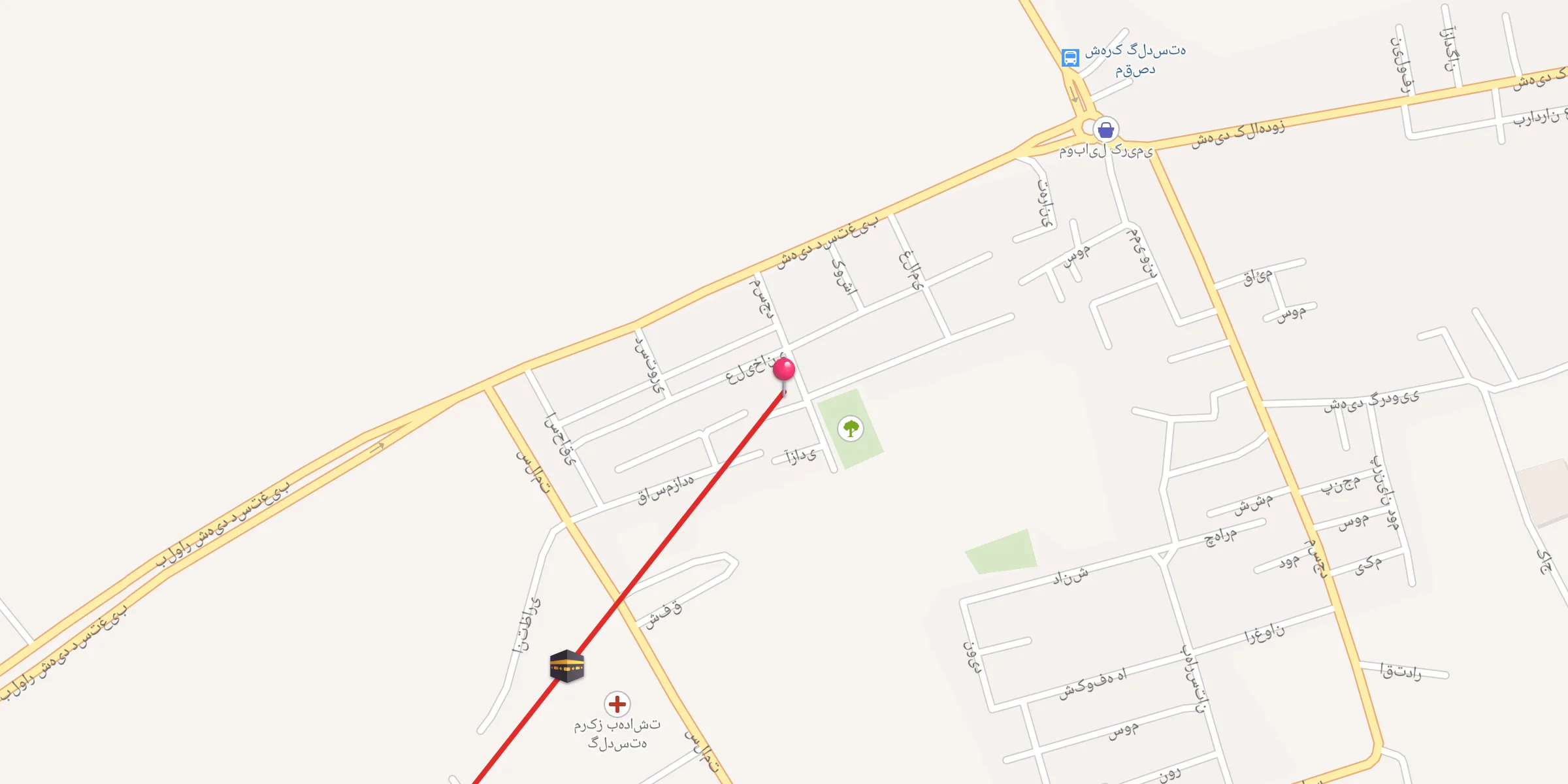 Carte de localisation : مسجد امام حسن عسکری