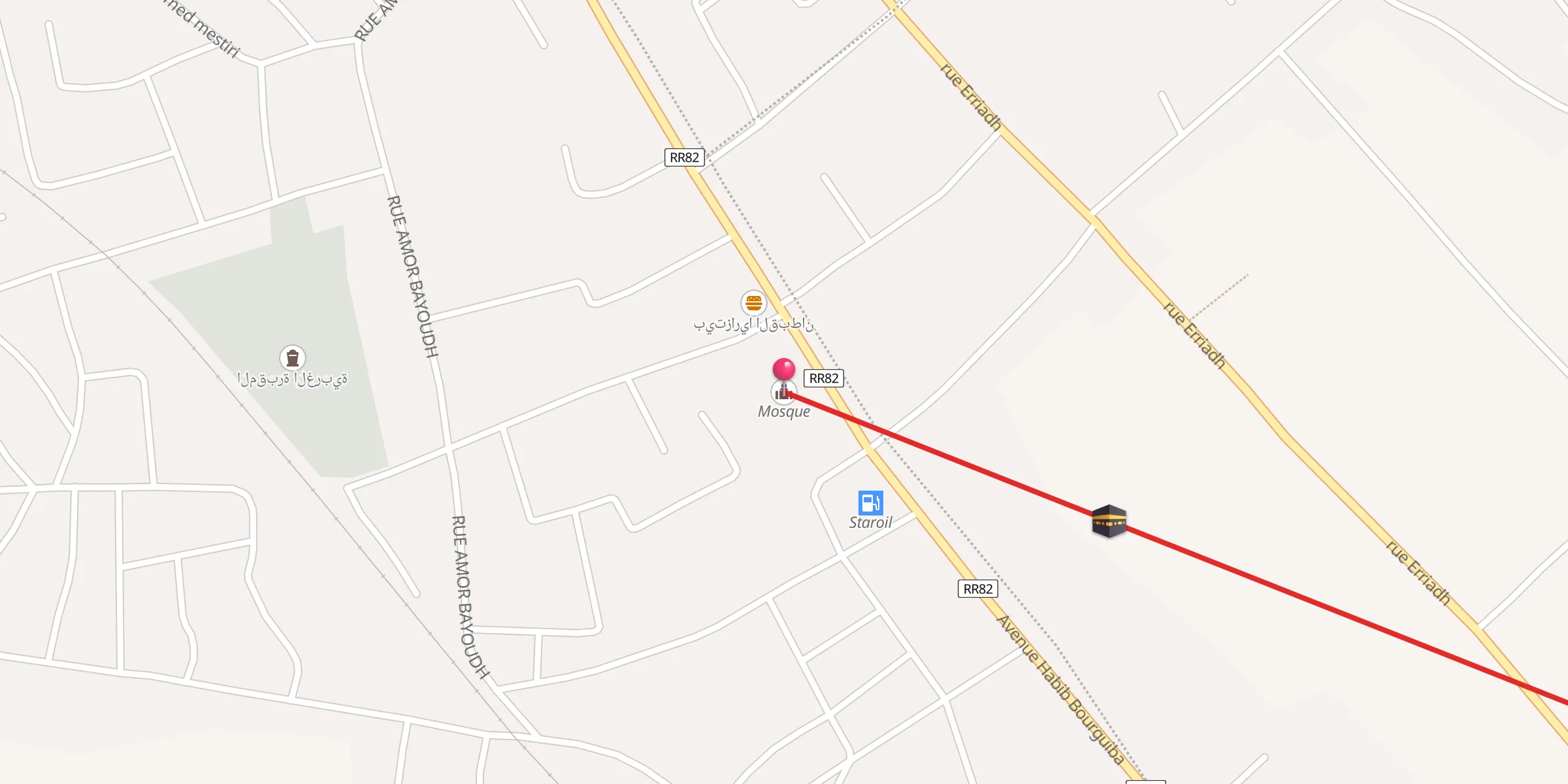 Carte de localisation : جامع الحمد